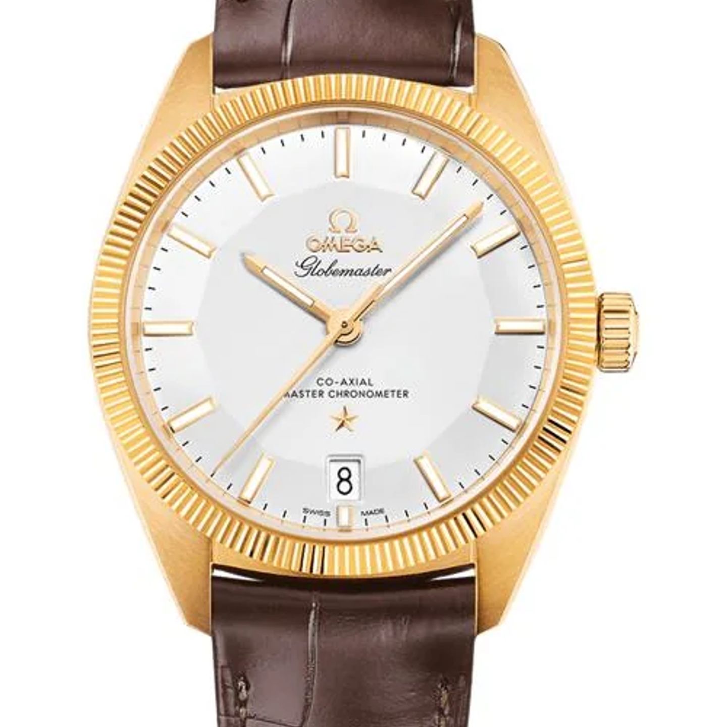 Omega Globemaster 130.53.39.21.02.002 (2026) - Zilver wijzerplaat 39mm Geelgoud (1/1)