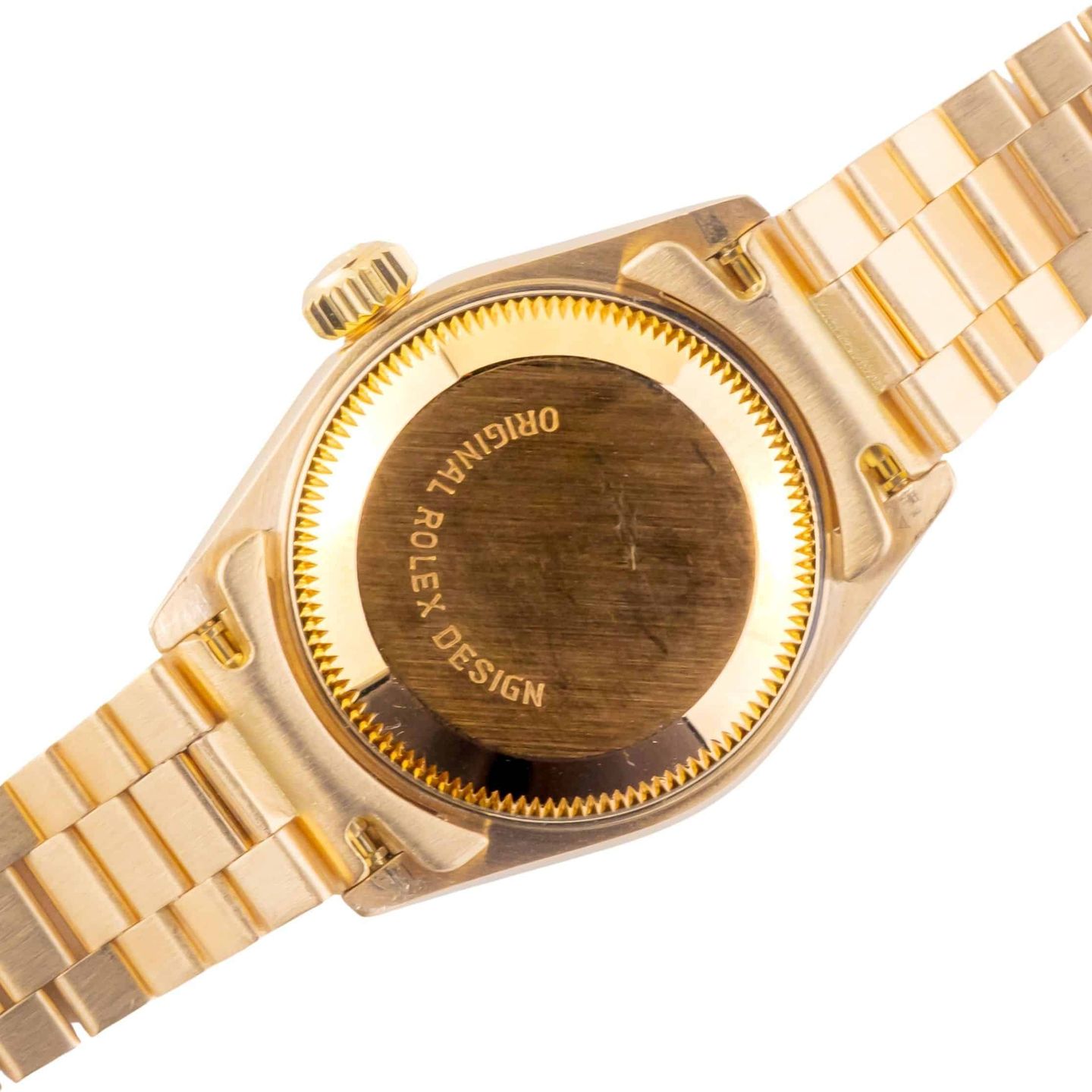 Rolex Lady-Datejust 69178 (1988) - Champagne dial 26 mm Yellow Gold case (4/8)