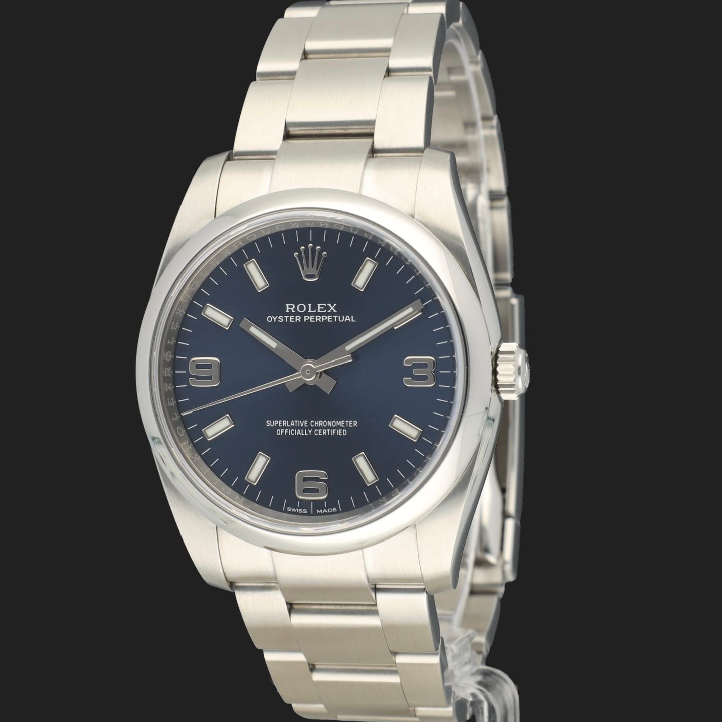 Rolex Oyster Perpetual 34 114200 (2020) - 34mm Staal (1/8)