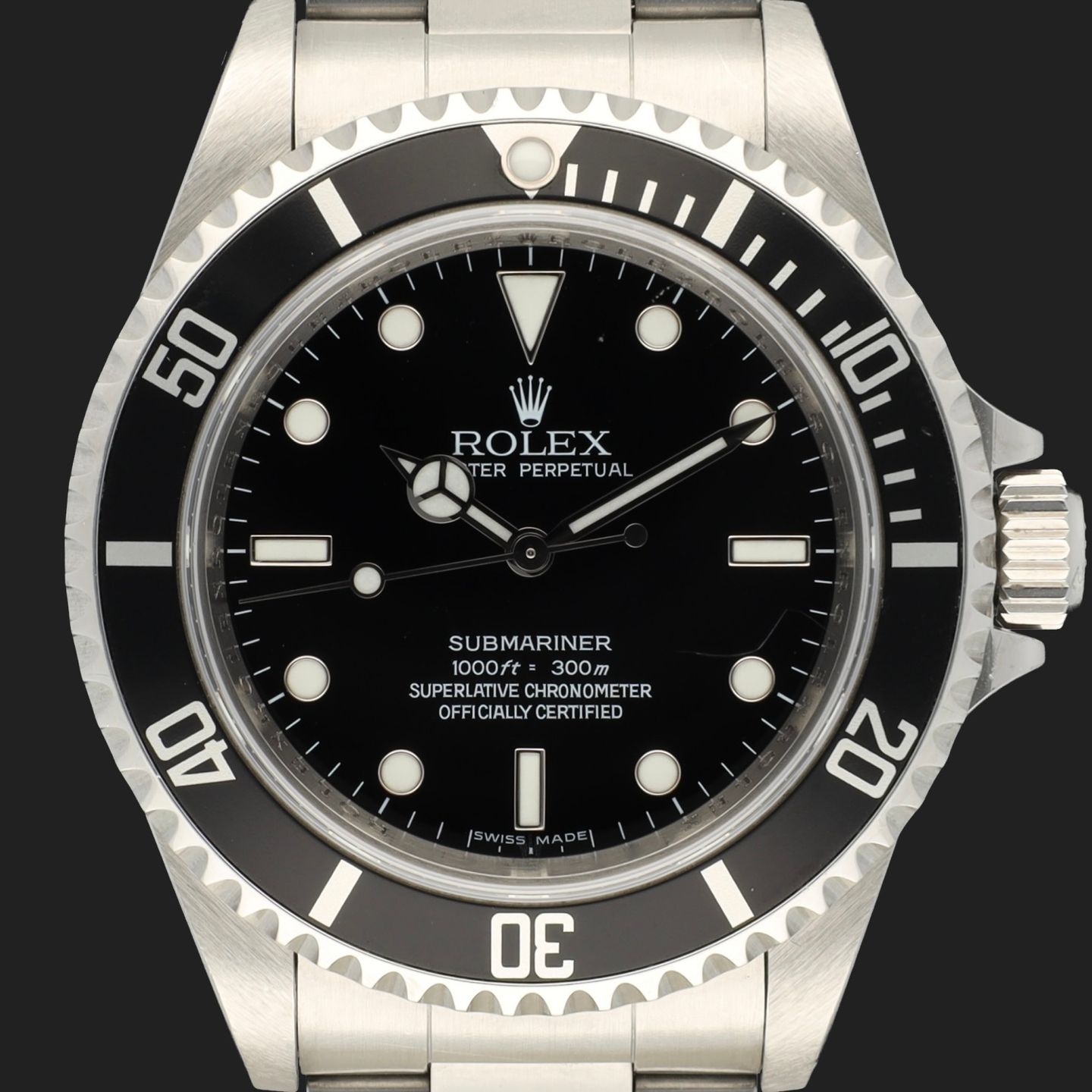 Rolex Submariner No Date 14060M (2008) - Zwart wijzerplaat 40mm Staal (2/8)