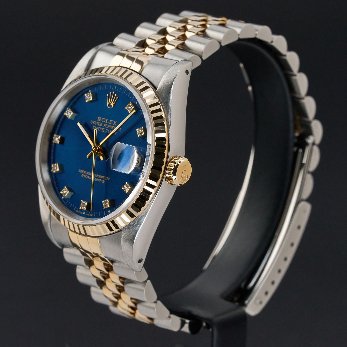Rolex Datejust 36 16233 (1991) - 36 mm Gold/Steel case (4/8)