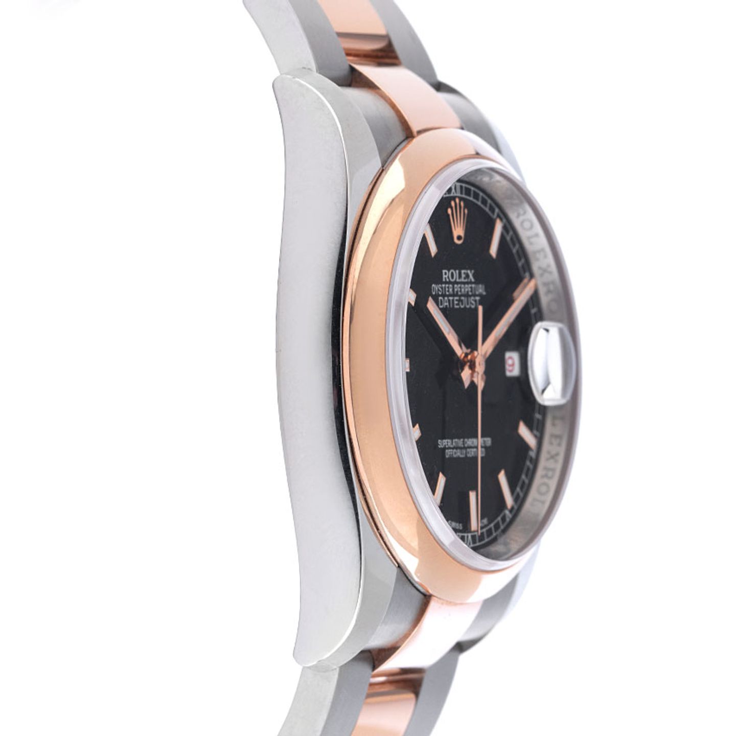 Rolex Datejust 36 116201 (2018) - 36 mm Gold/Steel case (5/8)