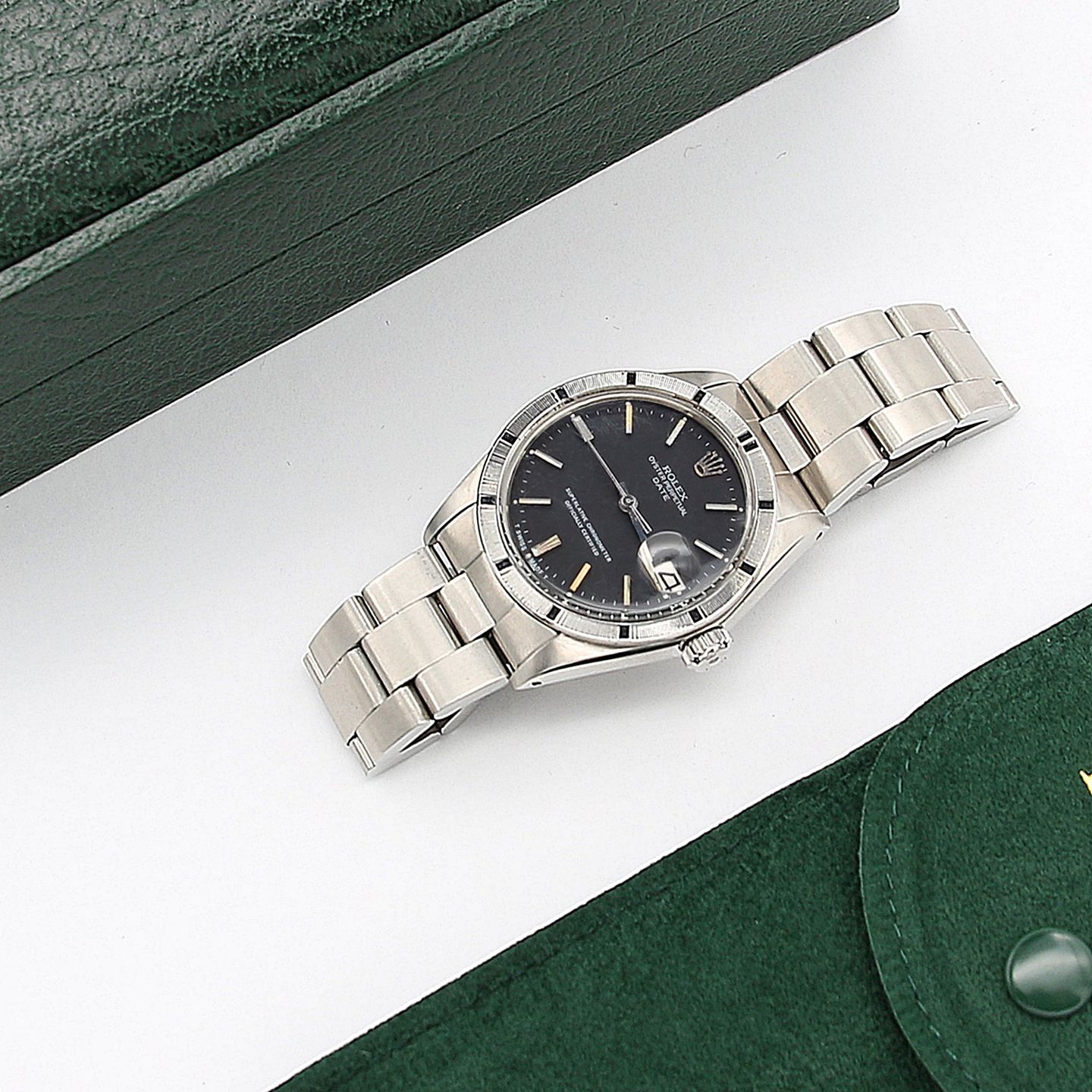 Rolex Oyster Perpetual Date 1501 (Unknown (random serial)) - 34 mm Steel case (2/6)