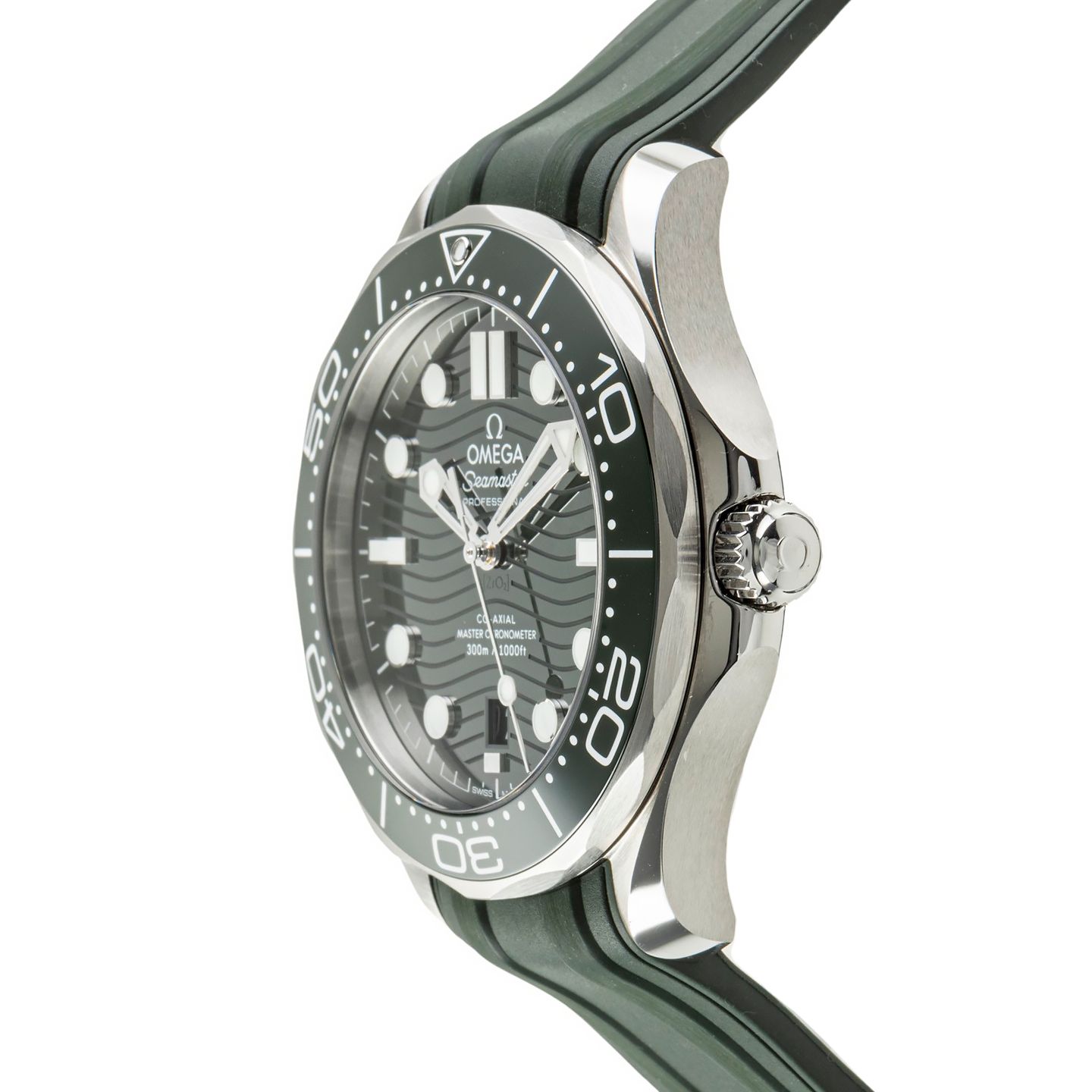 Omega Seamaster Diver 300 M 210.32.42.20.10.001 (Unknown (random serial)) - Green dial 42 mm Steel case (7/8)