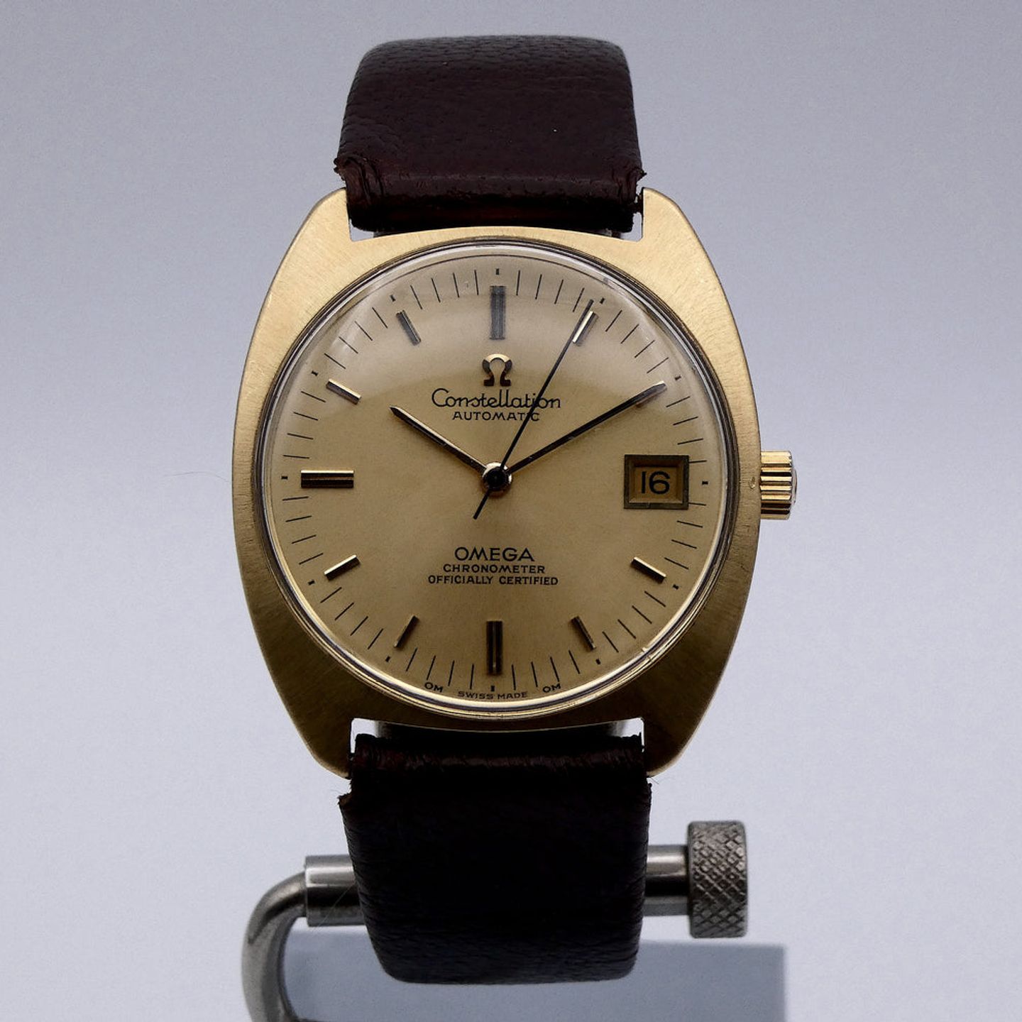 Omega Constellation 168.053 (1970) - Gold dial Unknown Yellow Gold case (1/6)