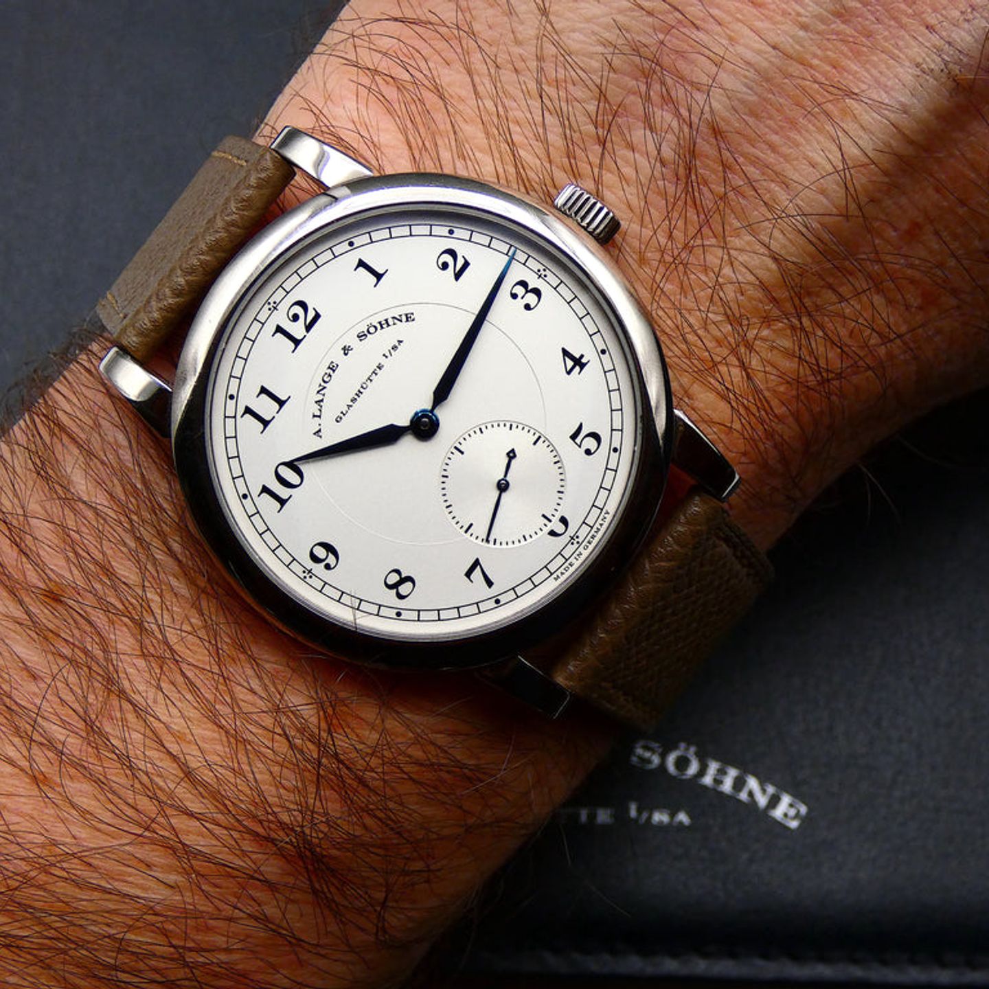 A. Lange & Söhne 1815 233.026 (2011) - Silver dial 40 mm White Gold case (1/4)