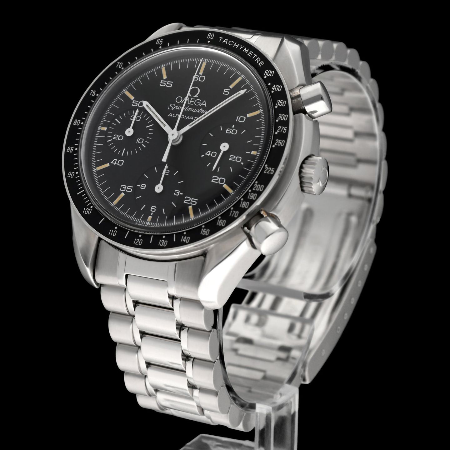 Omega Speedmaster Reduced 3510.50.00 (1993) - Black dial 39 mm Steel case (5/8)