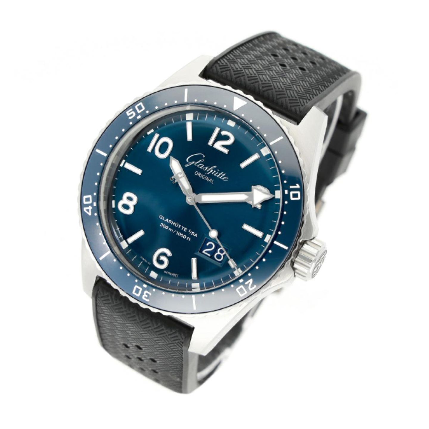 Glashütte Original SeaQ Panoramadatum 1-36-13-02-81-06 (2022) - Blauw wijzerplaat 44mm Staal (2/5)