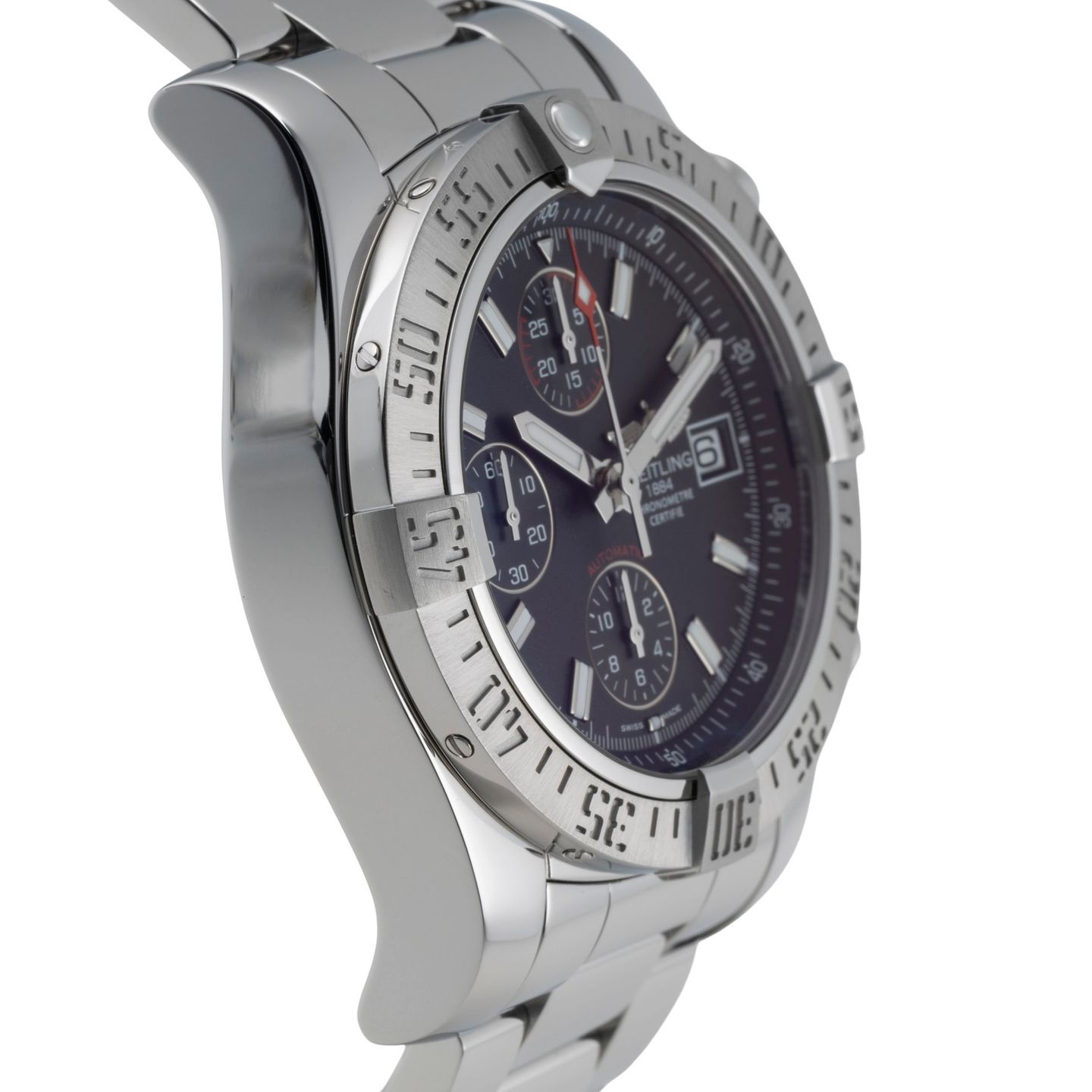 Breitling Avenger II A1338111/BC32 (Onbekend (willekeurig serienummer)) - Zwart wijzerplaat 43mm Staal (7/8)