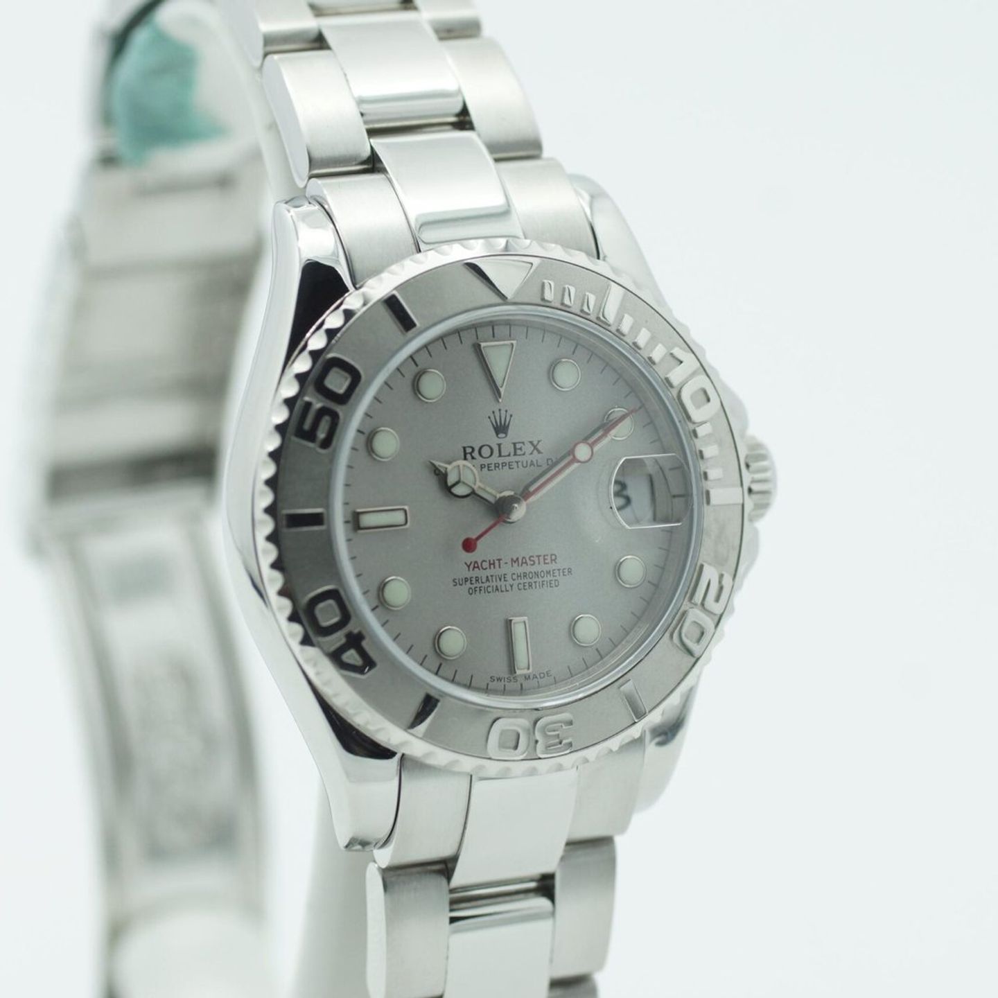 Rolex Yacht-Master 168622 (2007) - Zilver wijzerplaat 35mm Staal (5/8)