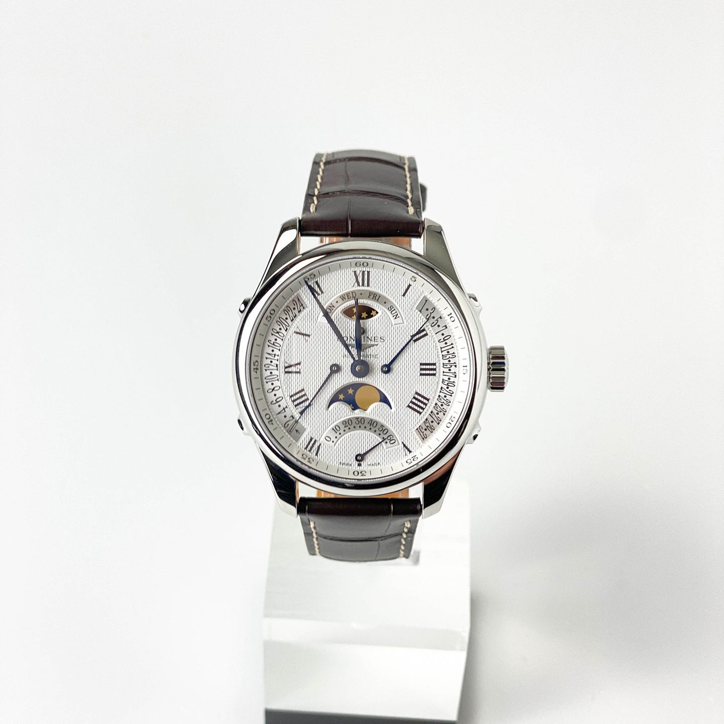 Longines Master Collection L2.738.4.71.3 (2024) - Zilver wijzerplaat 41mm Staal (3/5)