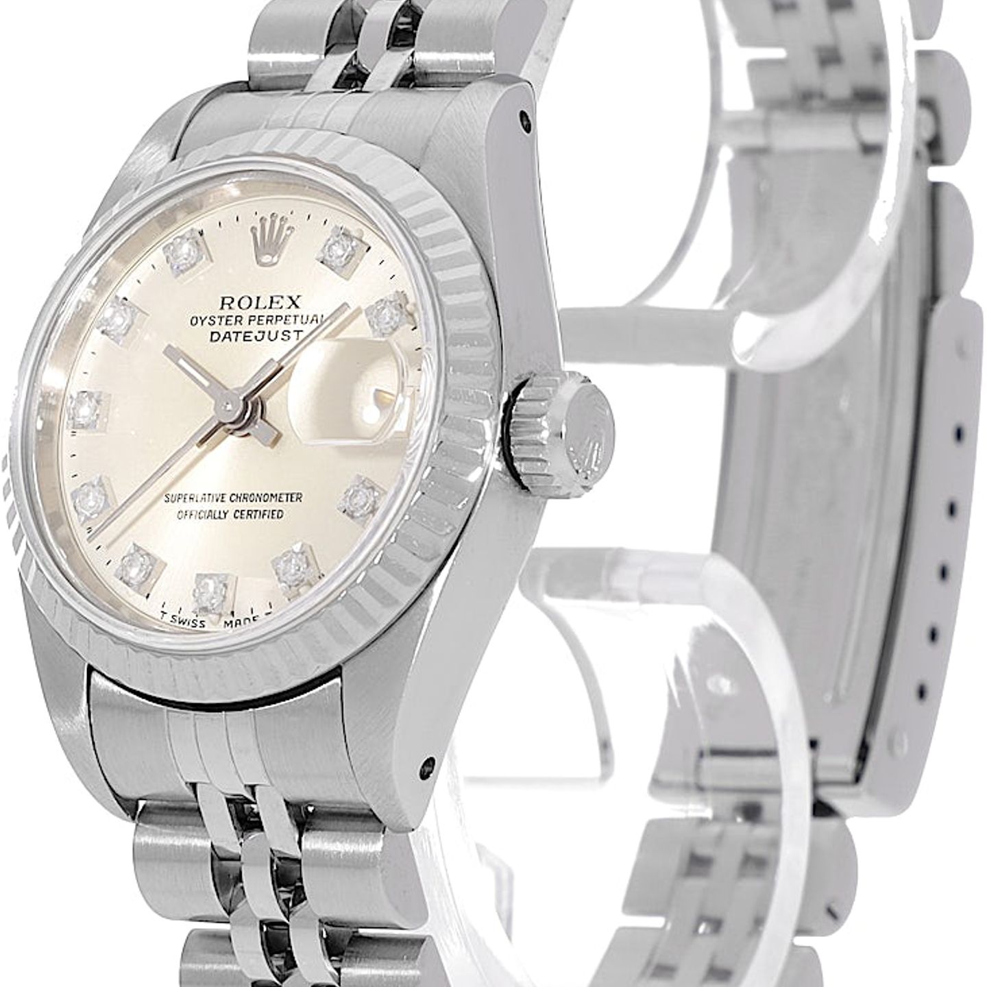 Rolex Lady-Datejust 69174 (1994) - 26mm Staal (3/5)