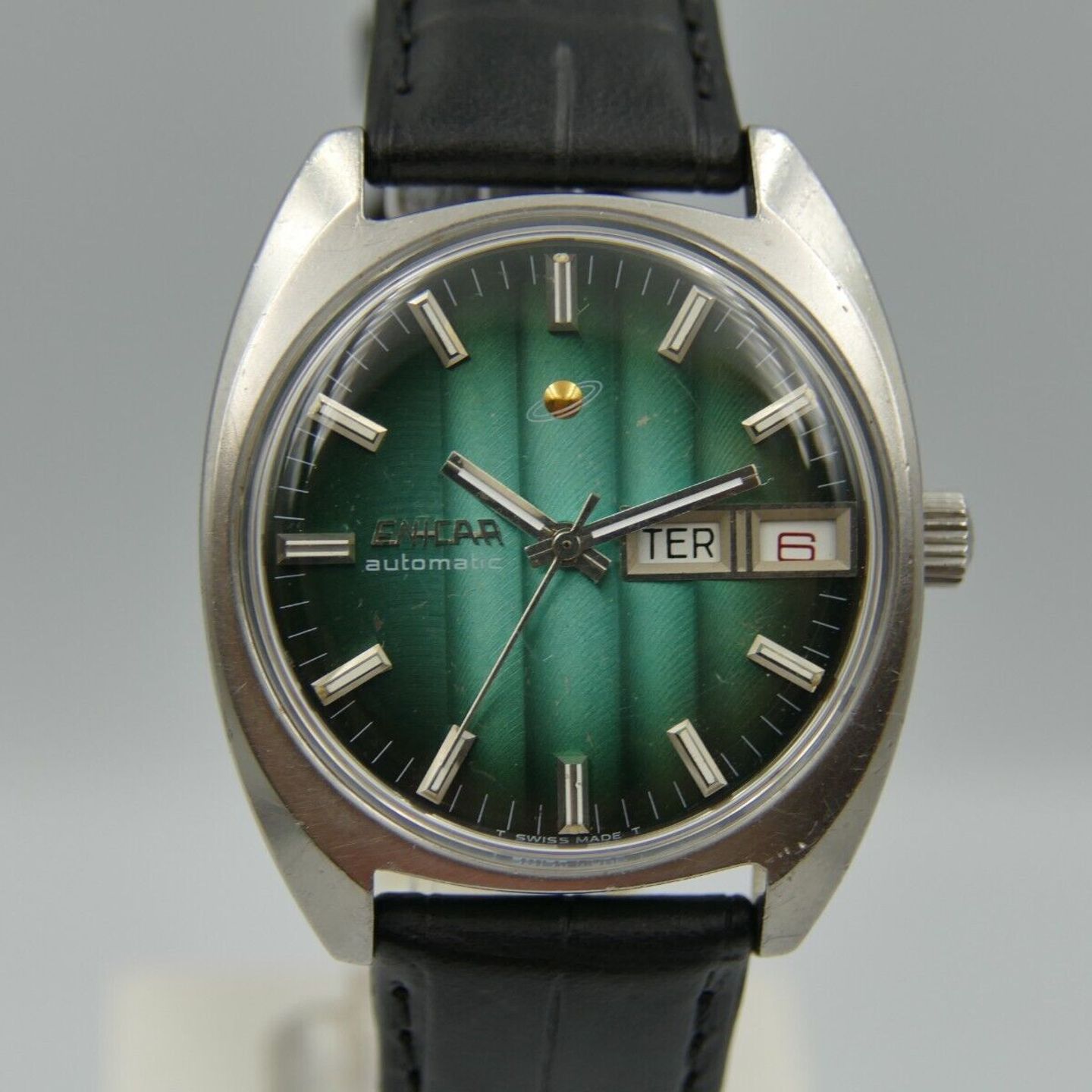 Enicar Vintage 1670126 (Unknown (random serial)) - Black dial Unknown Unknown case (9/16)