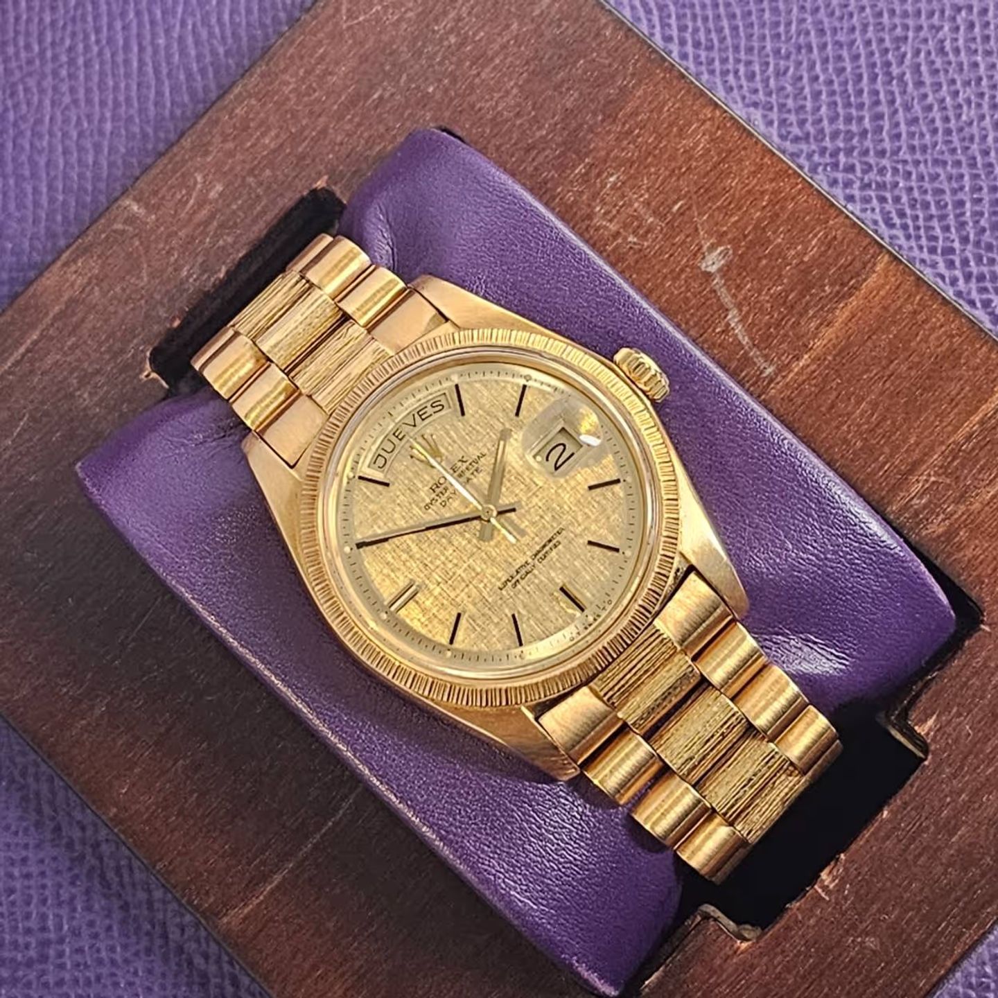 Rolex Day-Date 1807 (1972) - Unknown dial 36 mm Yellow Gold case (1/4)