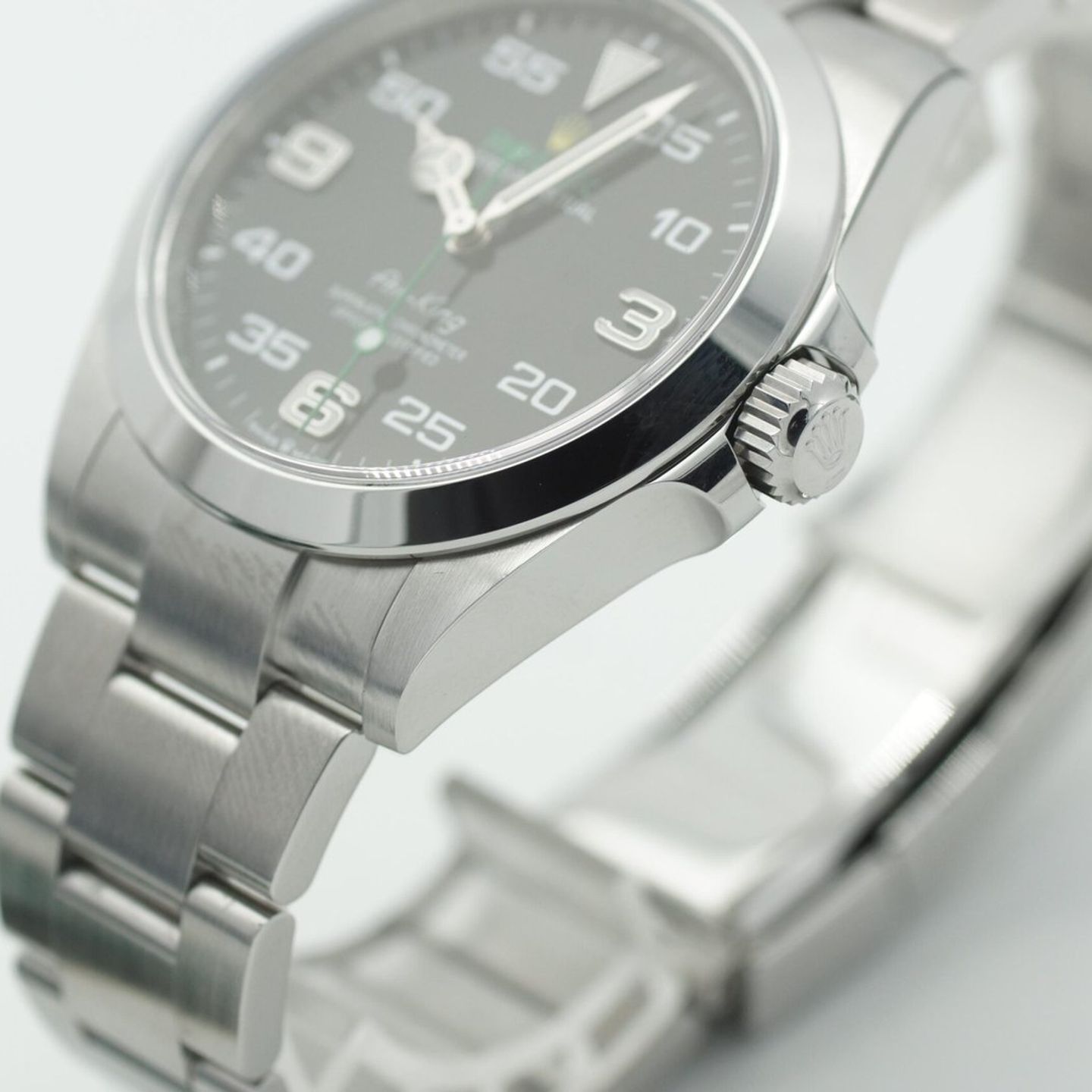Rolex Air-King 126900 (2023) - Zwart wijzerplaat 40mm Staal (5/8)