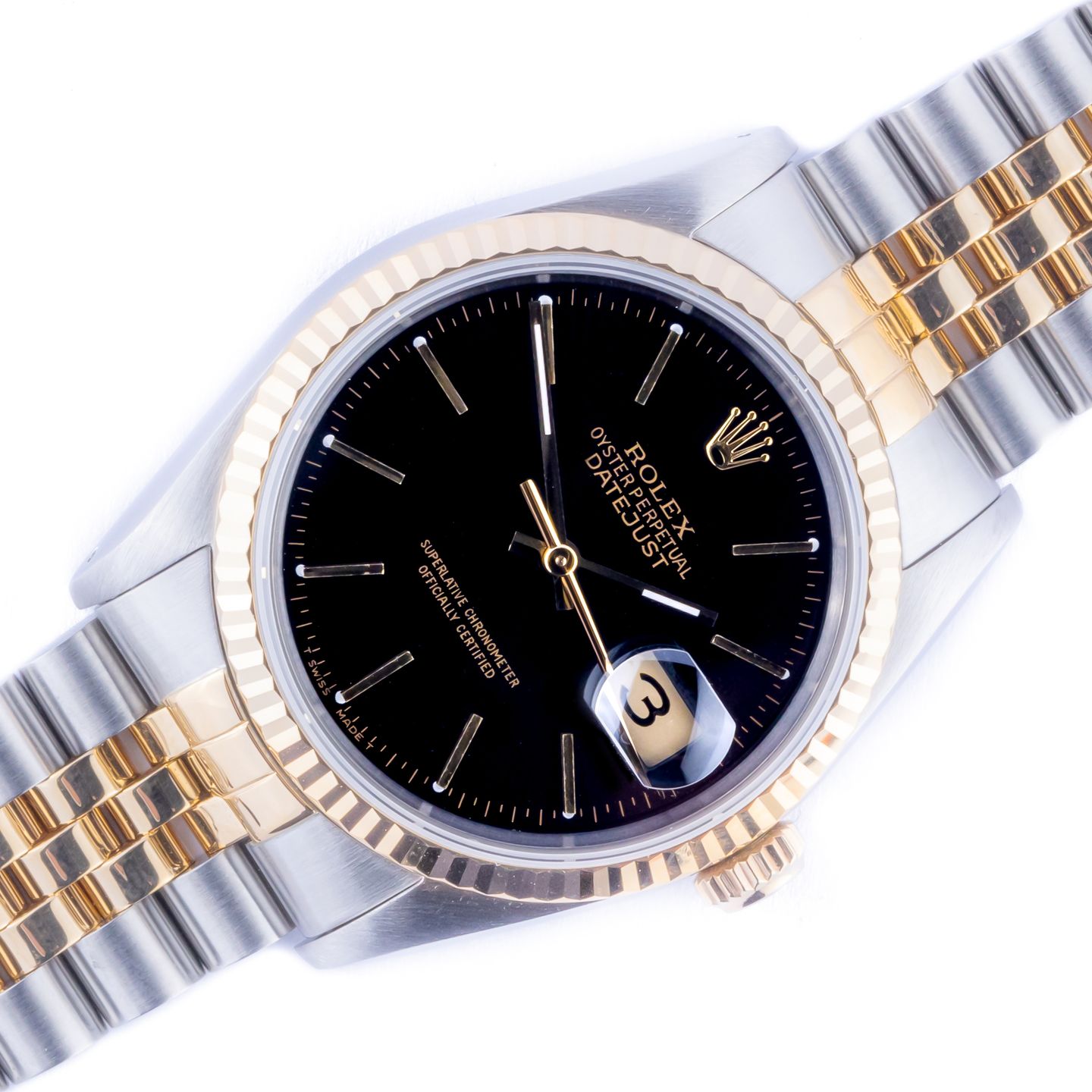 Rolex Datejust 36 16233 (1991) - 36 mm Gold/Steel case (1/7)