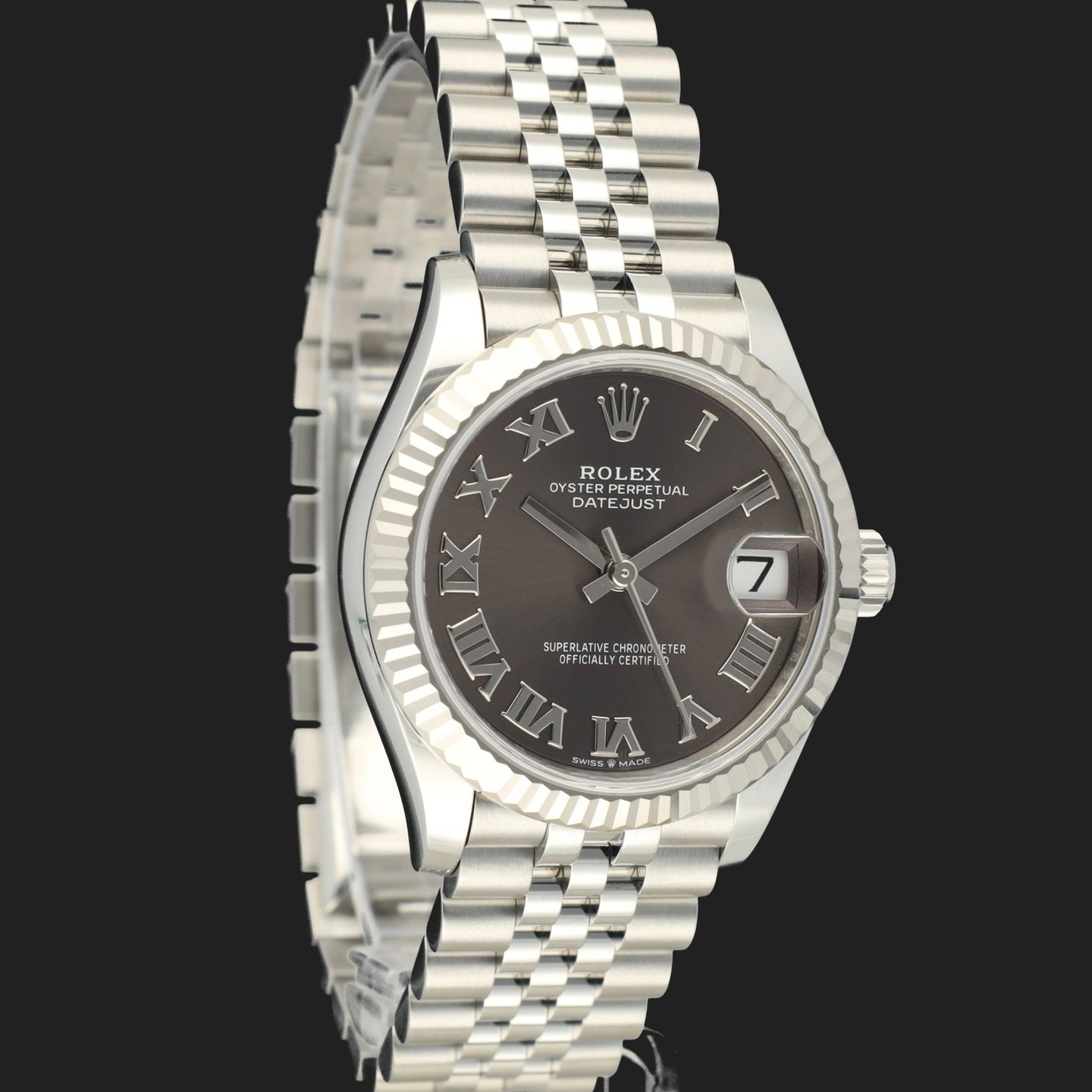 Rolex Datejust 31 278274 (2023) - Grey dial 31 mm Steel case (4/8)