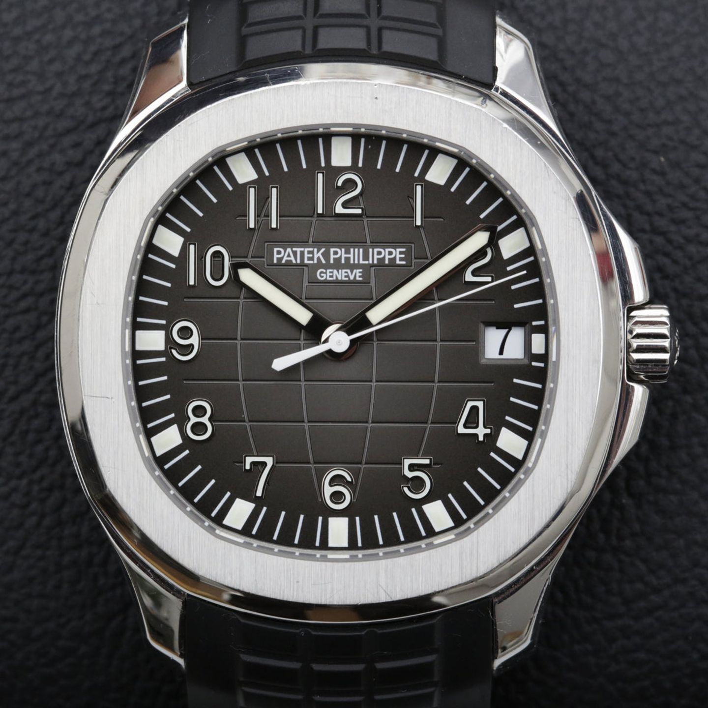 Patek Philippe Aquanaut 5167A (2007) - Zwart wijzerplaat 41mm Staal (1/8)