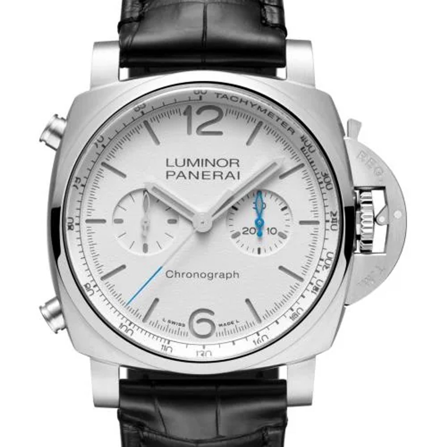 Panerai Luminor Chrono PAM01218 (2026) - Wit wijzerplaat 44mm Staal (1/1)