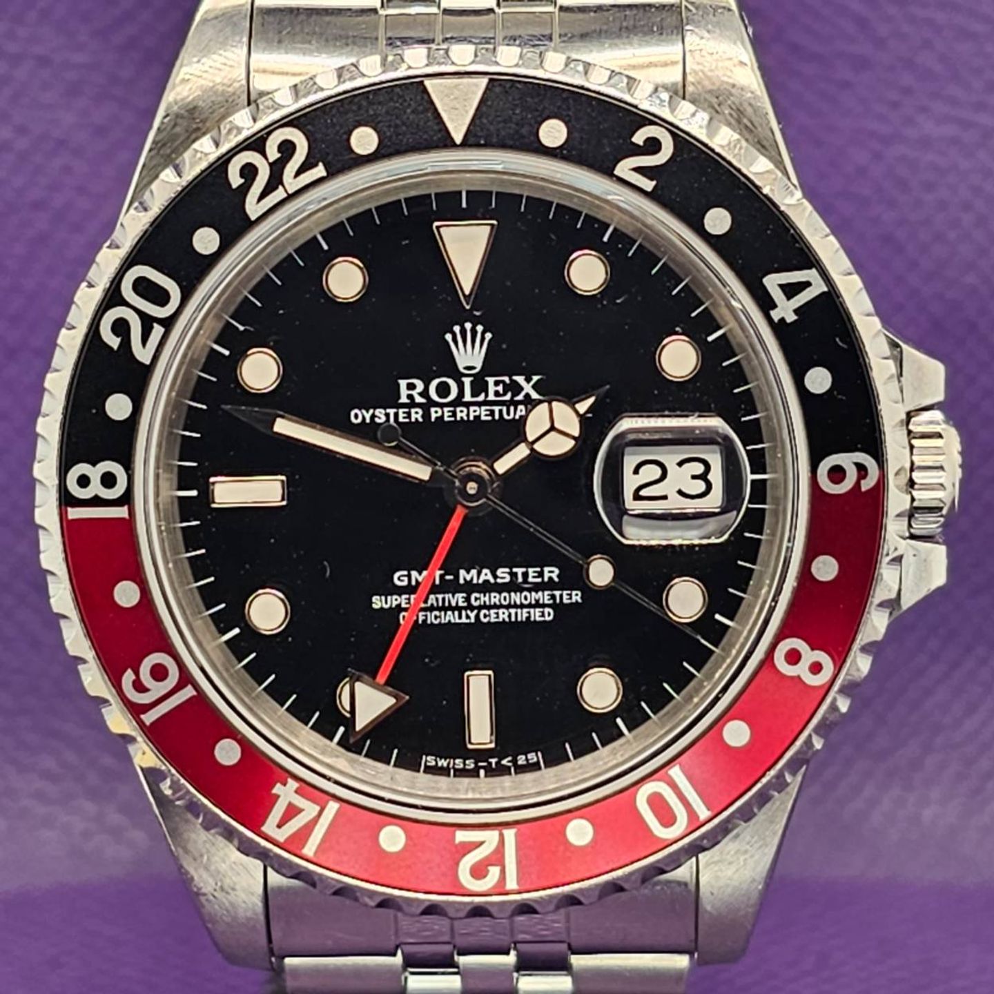 Rolex GMT-Master II 16710 (1991) - Zwart wijzerplaat 40mm Staal (4/5)