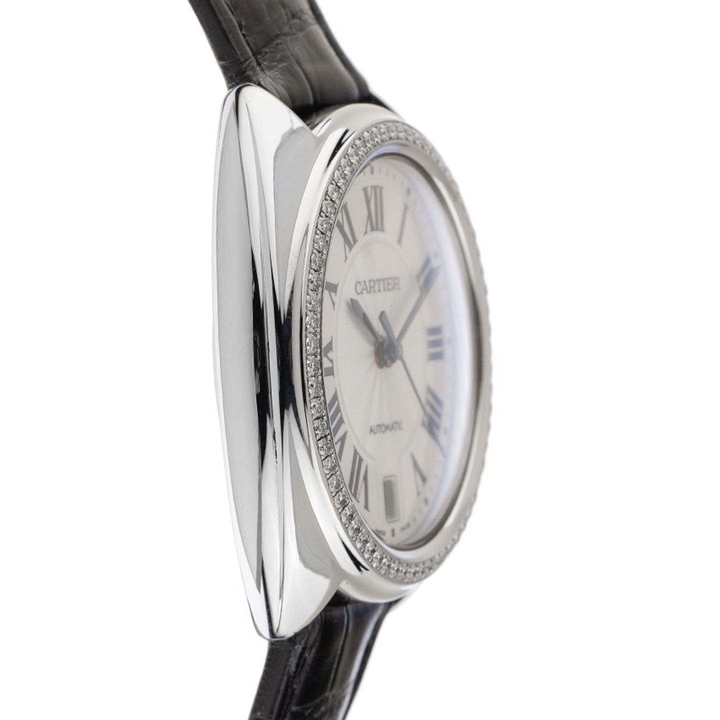 Cartier Clé de Cartier 3856 (2018) - Zilver wijzerplaat 35mm Staal (5/7)