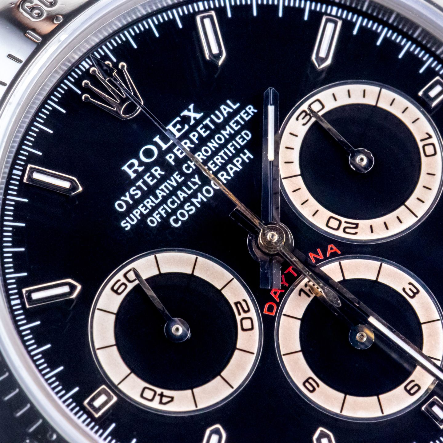 Rolex Daytona 16520 (1995) - Zwart wijzerplaat 40mm Staal (2/8)