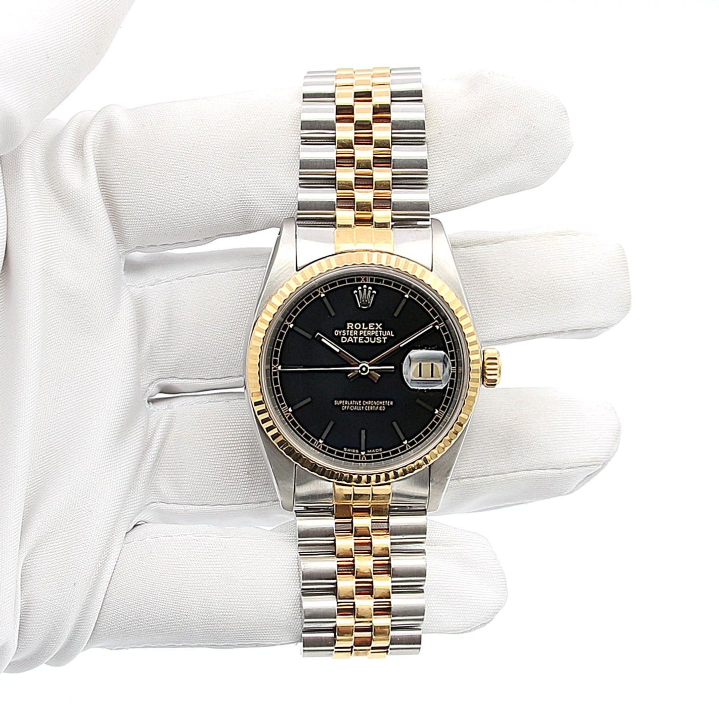 Rolex Datejust 36 16013 (Onbekend (willekeurig serienummer)) - 36mm Goud/Staal (4/7)