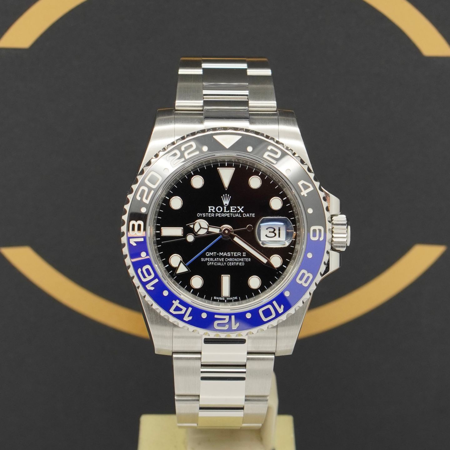 Rolex GMT-Master II 116710BLNR (2016) - Zwart wijzerplaat 40mm Staal (1/7)