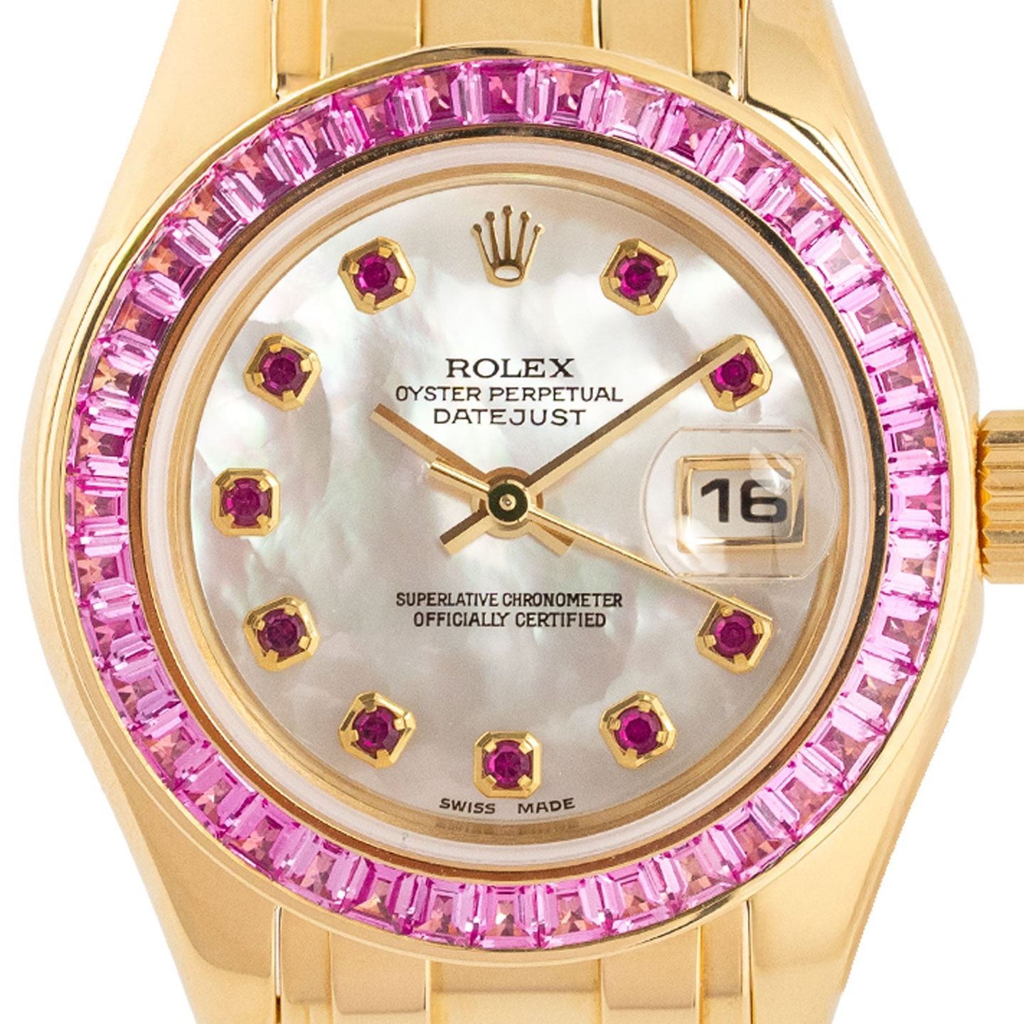 Rolex Lady-Datejust Pearlmaster 80308 (2000) - 29mm Geelgoud (2/6)