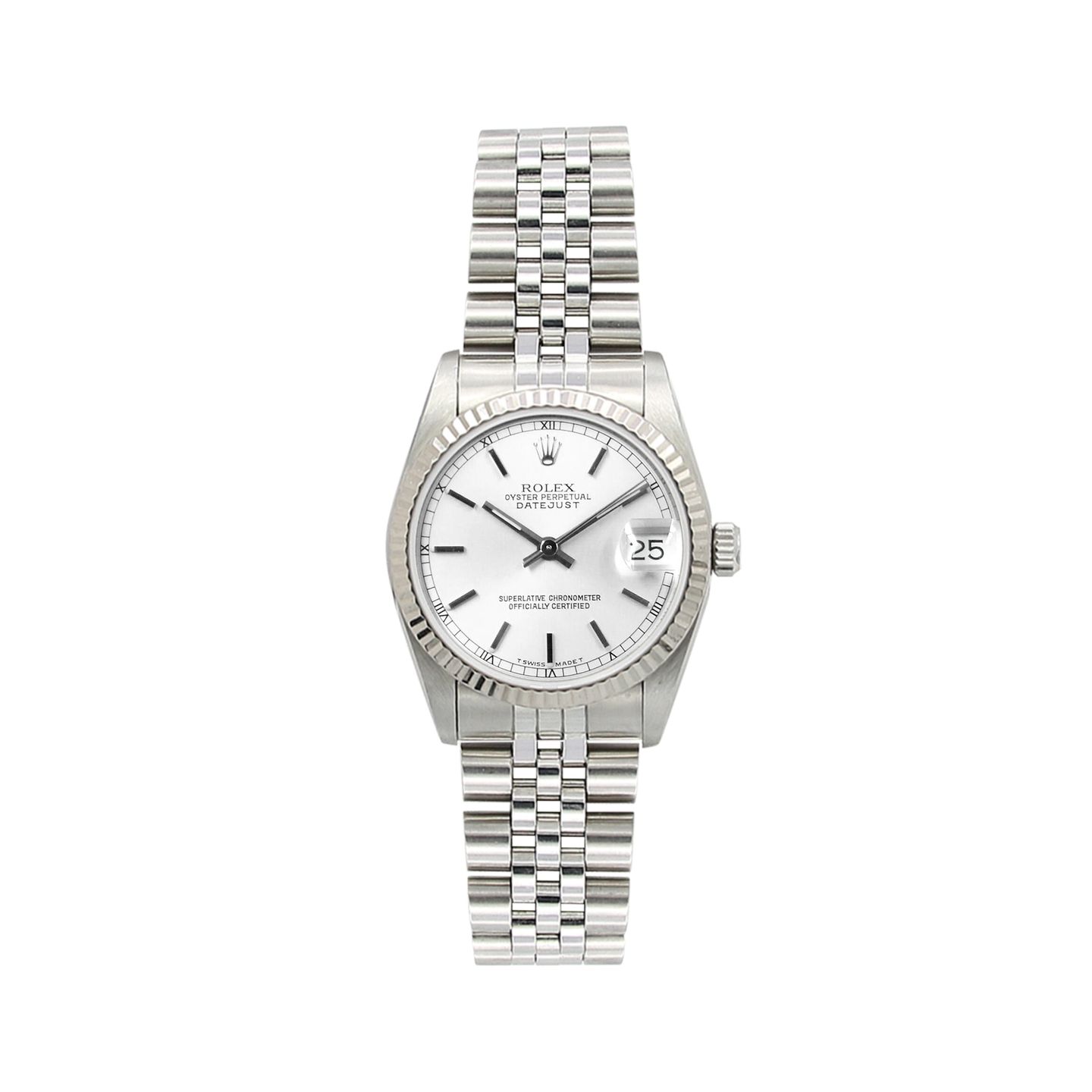Rolex Datejust 31 68274 (Unknown (random serial)) - Silver dial 31 mm Steel case (1/6)