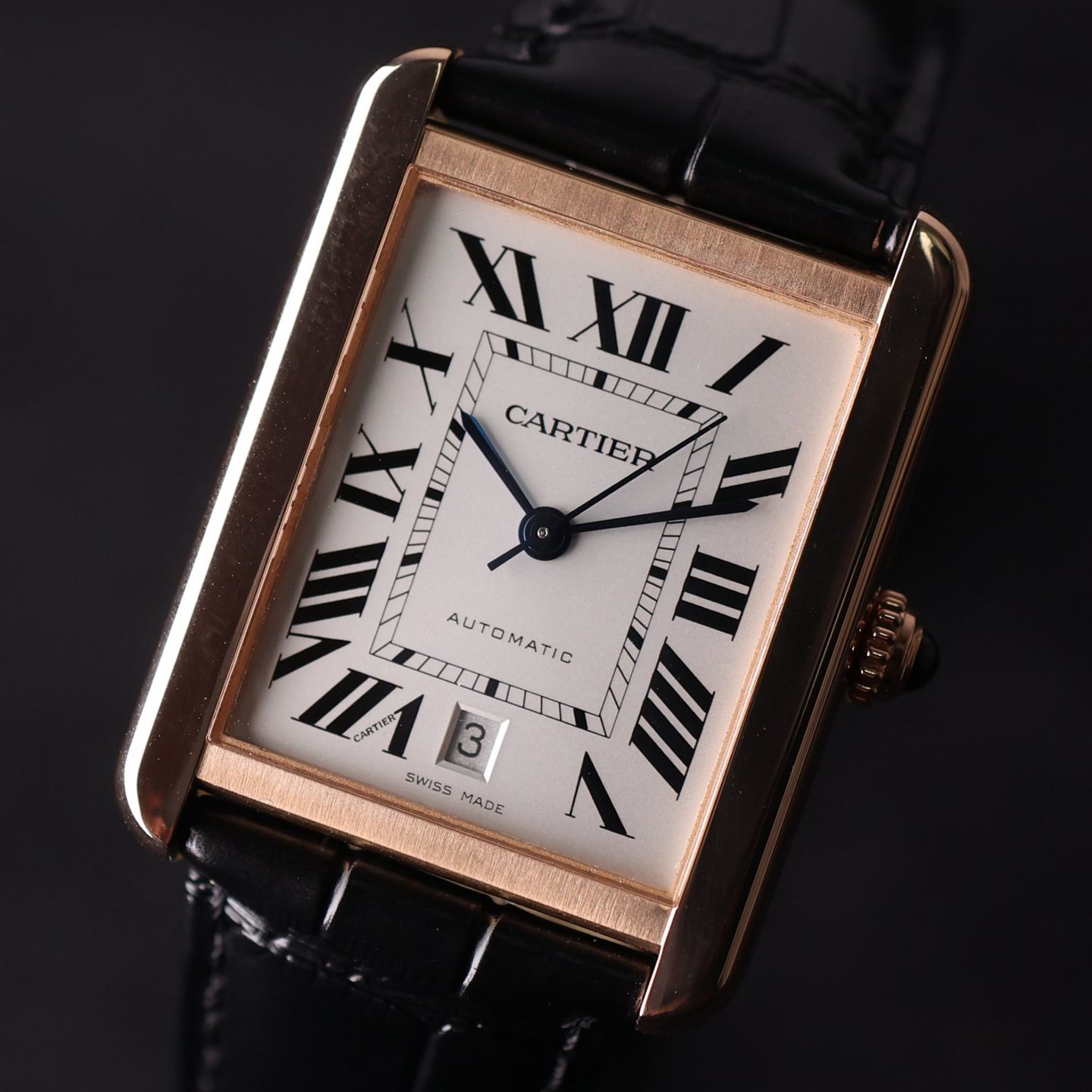 Cartier Tank Solo W5200026 (2016) - Silver dial 31 mm Steel case (5/6)