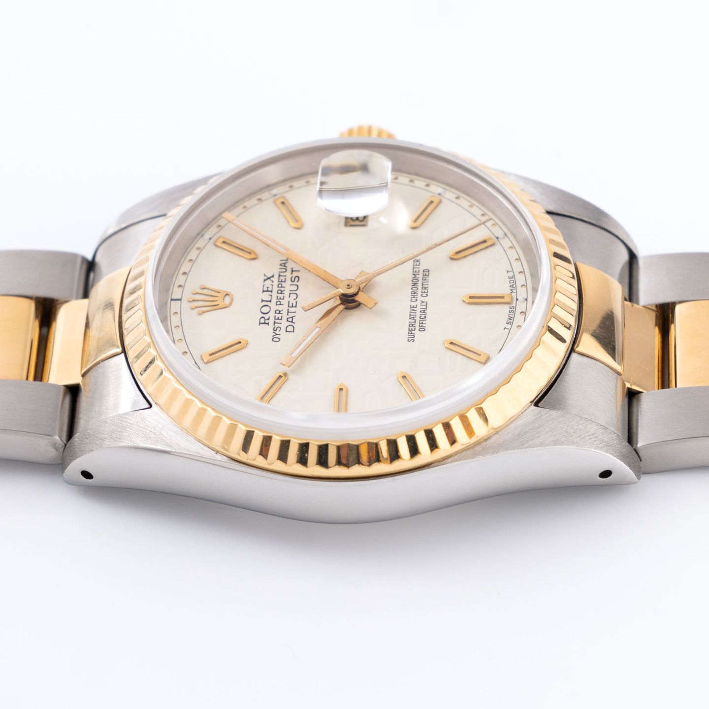 Rolex Datejust 36 16233 (1988) - Geel wijzerplaat 36mm Geelgoud (4/7)