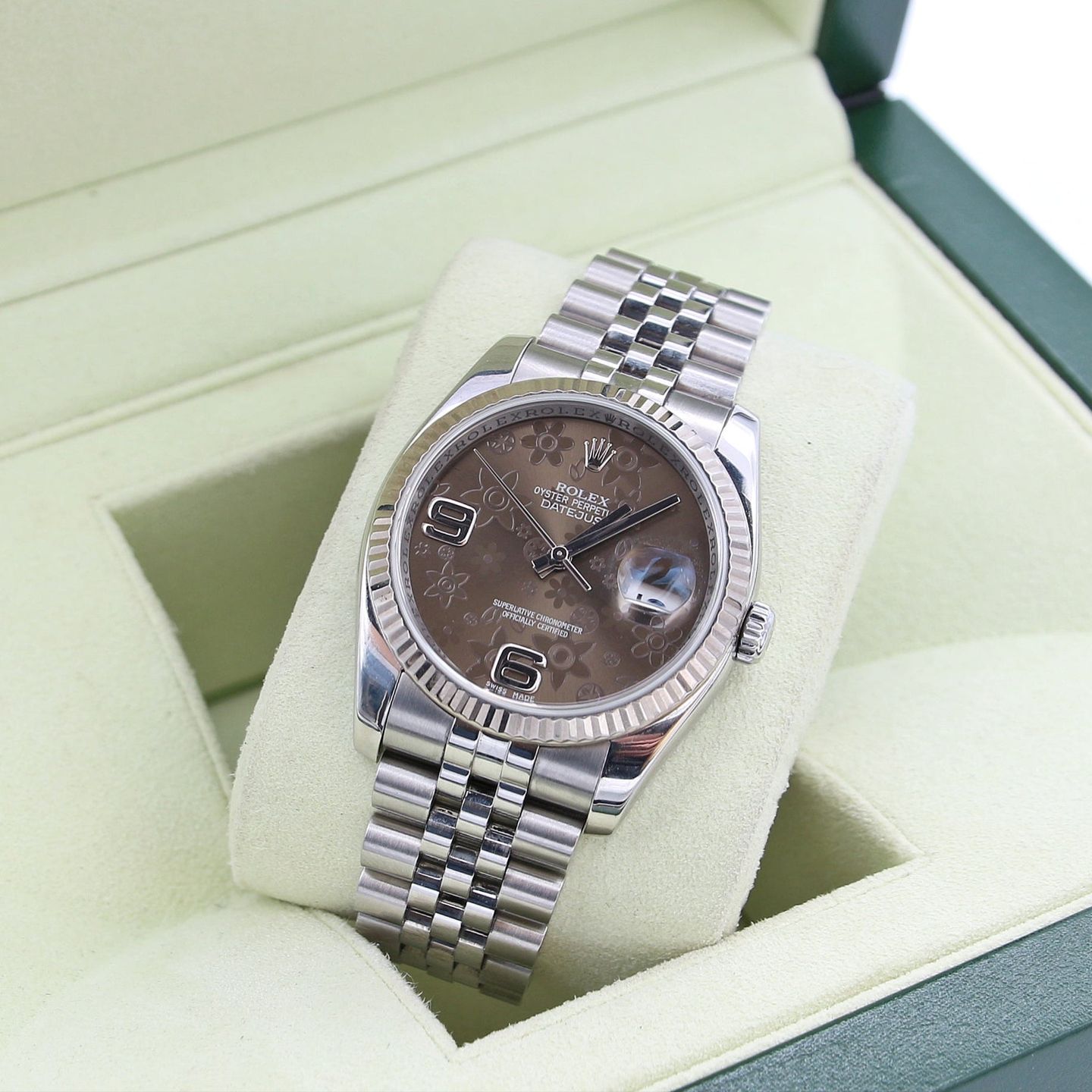 Rolex Datejust 36 116234 (Unknown (random serial)) - Brown dial 36 mm Steel case (2/8)
