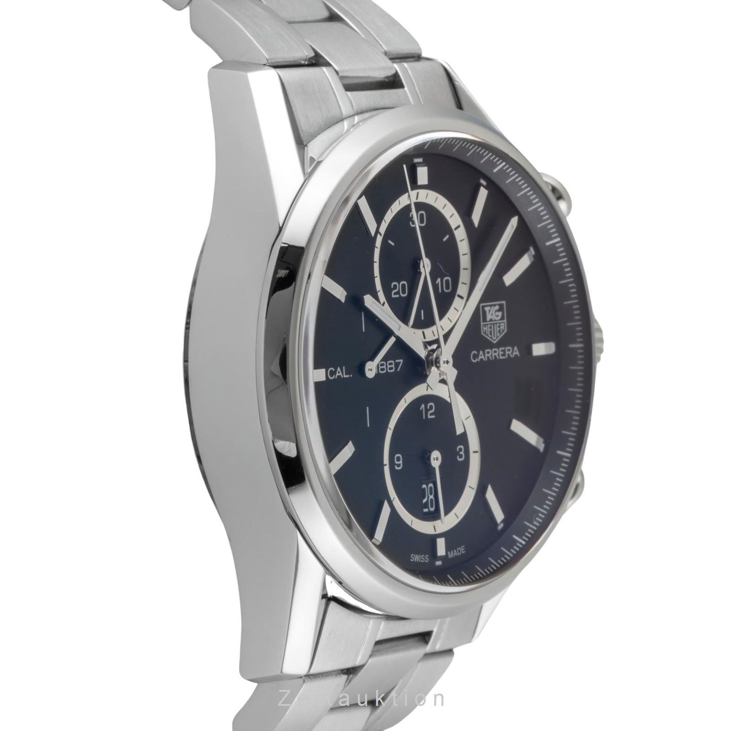 TAG Heuer Carrera Calibre 1887 CAR2110 (2010) - Black dial 41 mm Steel case (6/8)