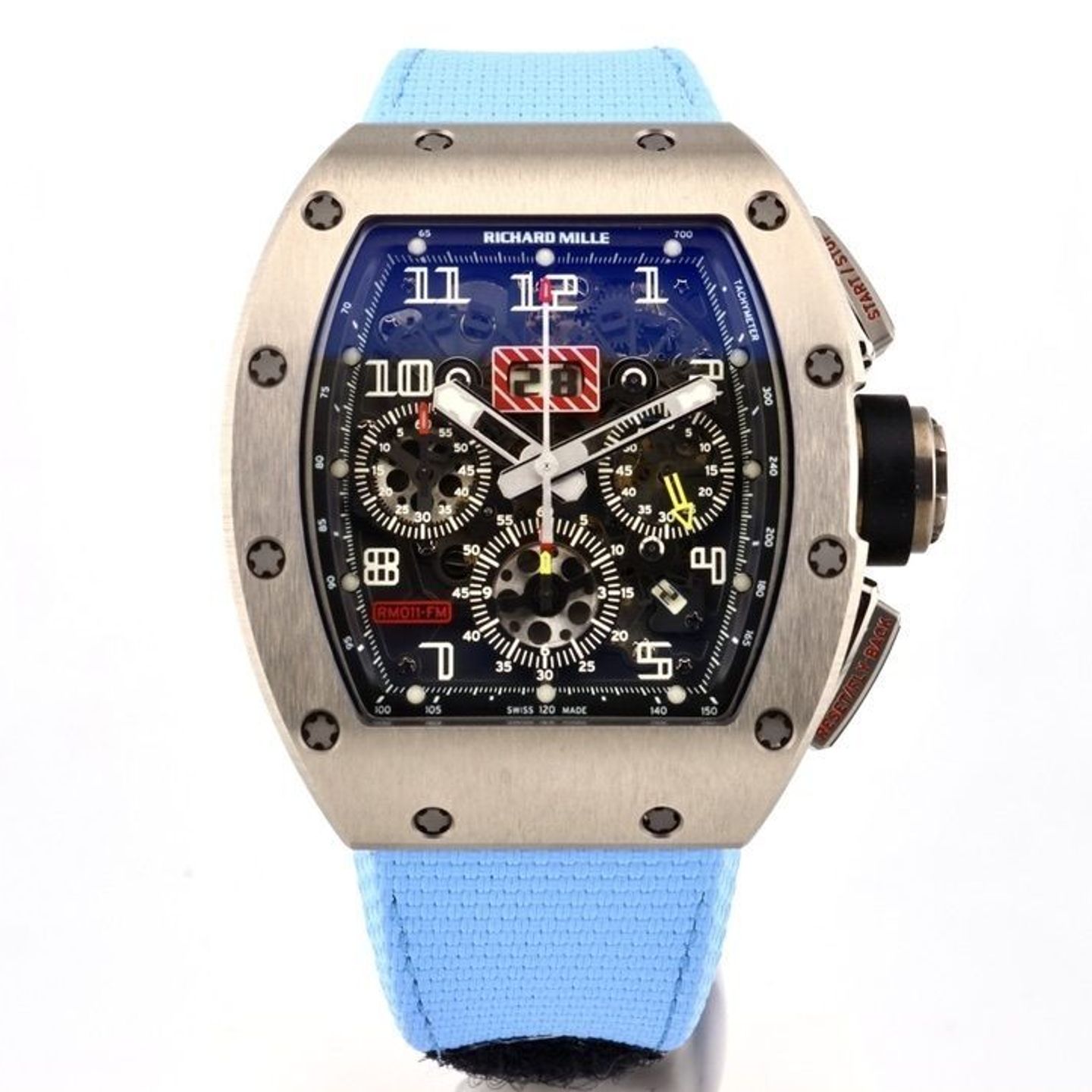 Richard Mille RM 011 RM011 TI (2014) - Transparant wijzerplaat 40mm Titanium (1/1)