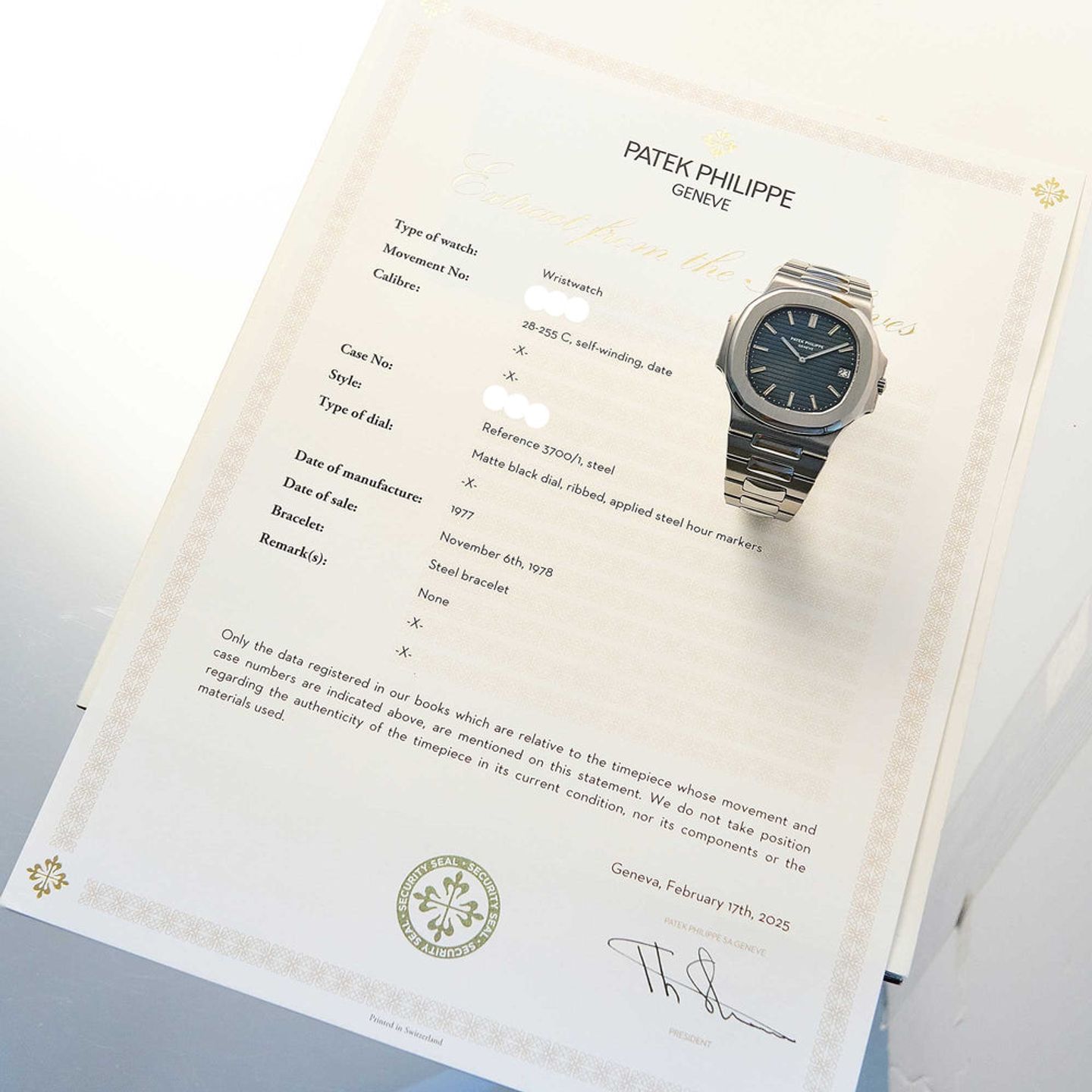 Patek Philippe Nautilus 3700 - (6/6)