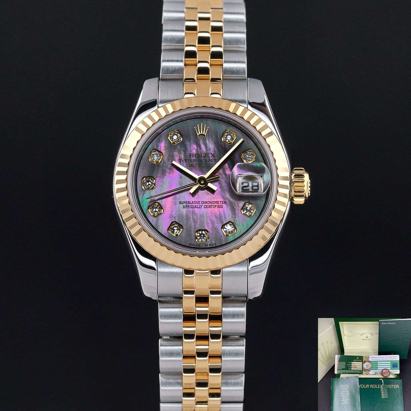 Rolex Lady-Datejust 179173 (2008) - 26 mm Gold/Steel case (1/7)