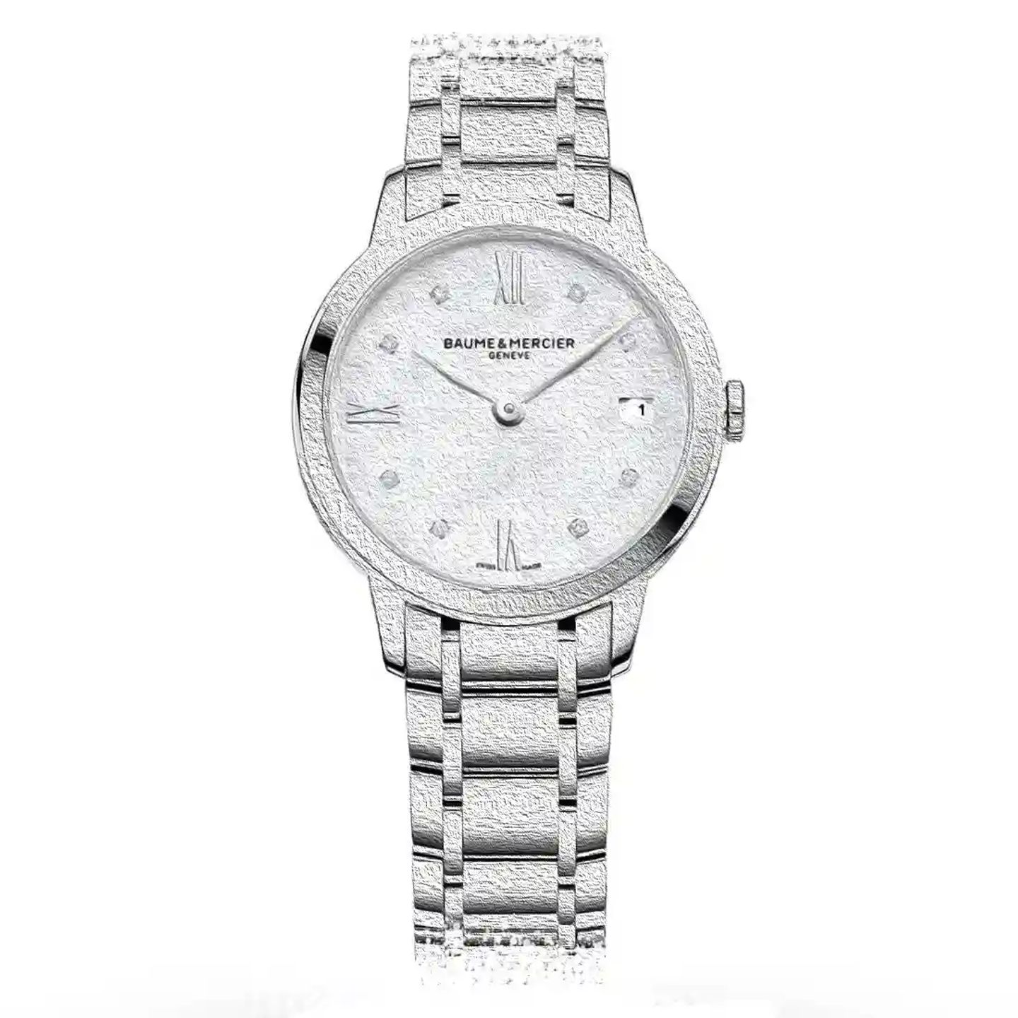 Baume & Mercier Classima M0A10326 (2025) - Parelmoer wijzerplaat 31mm Staal (3/3)