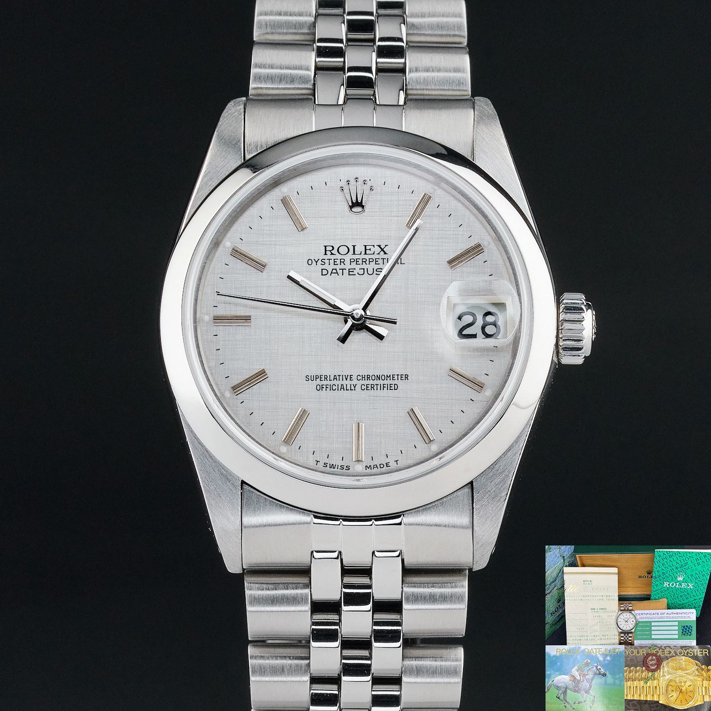 Rolex Datejust 31 68240 (1984) - Silver dial 31 mm Steel case (1/6)
