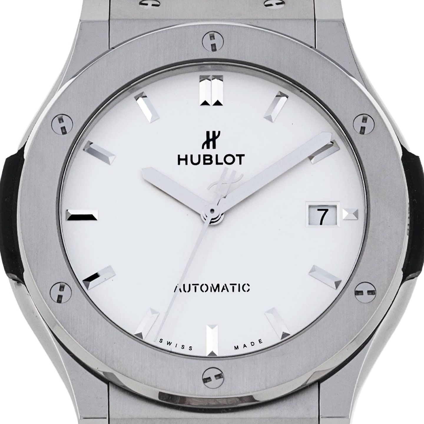 Hublot Classic Fusion 511.NX.2611.LR (2017) - Silver dial 45 mm Titanium case (2/8)