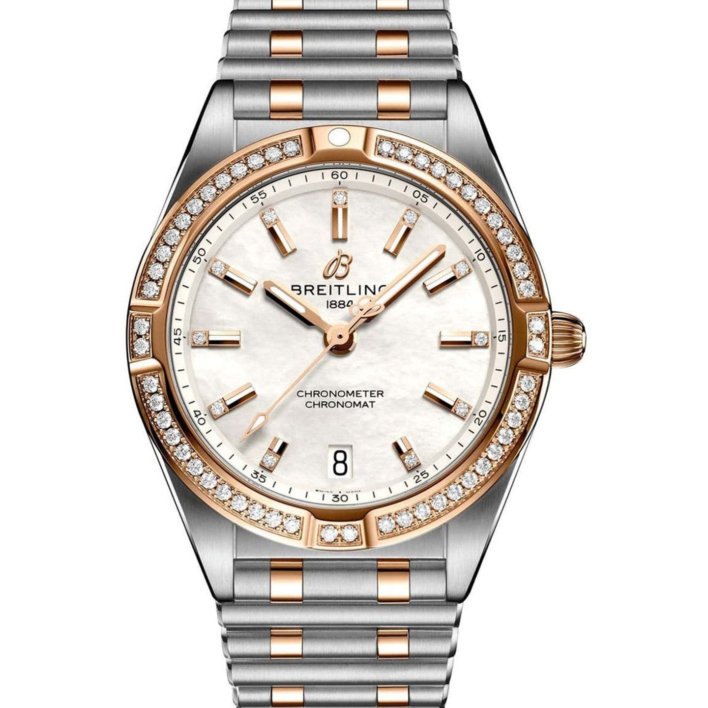 Breitling Chronomat U77310591A2U1 (2026) - Wit wijzerplaat 32mm Staal (1/1)