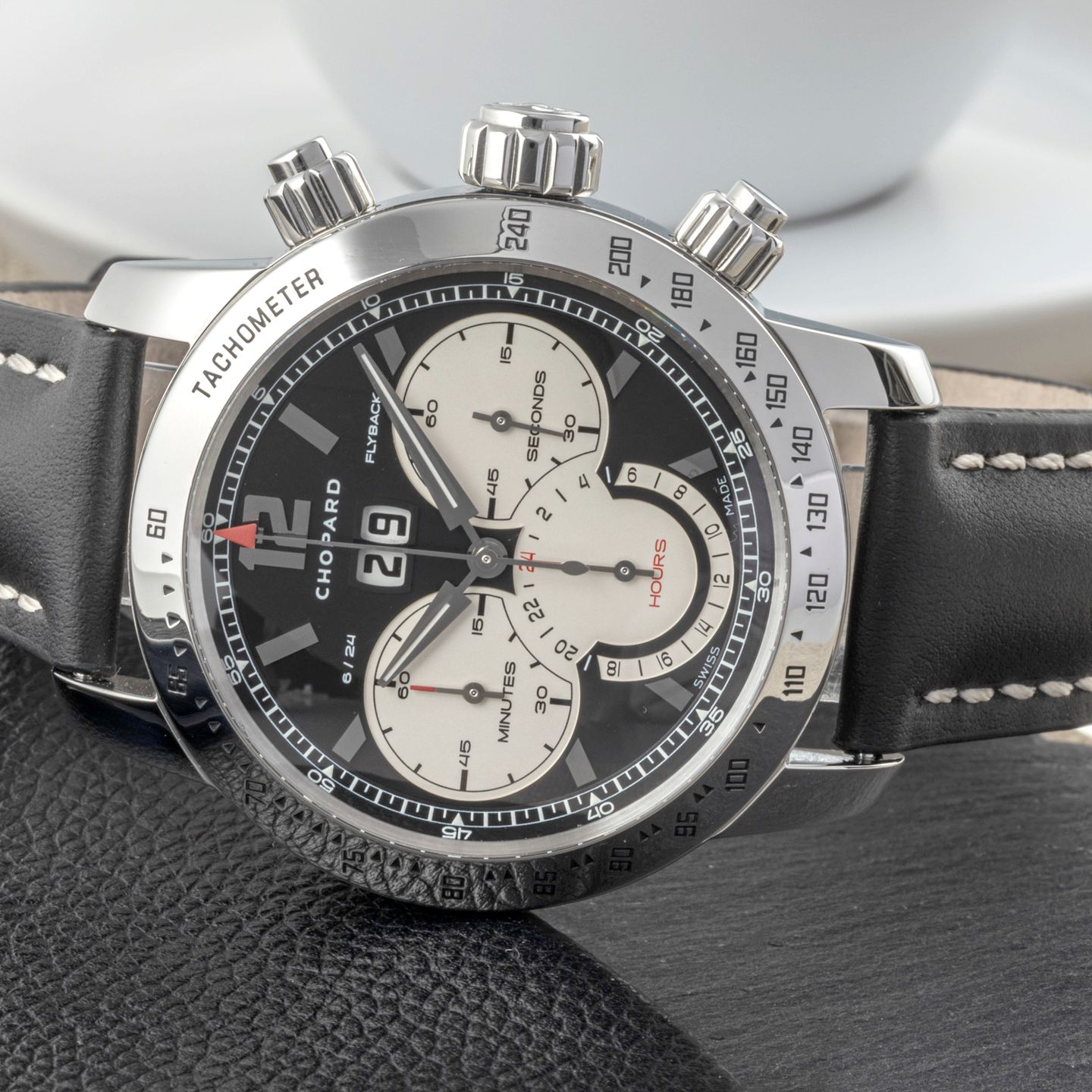 Chopard Mille Miglia 16/8998 (2005) - Zwart wijzerplaat 42mm Staal (2/8)