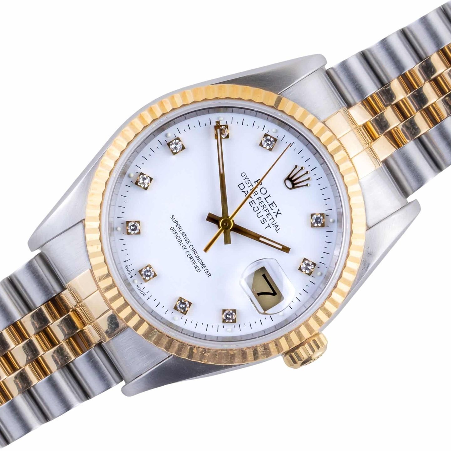 Rolex Datejust 36 16233 (1997) - 36 mm Gold/Steel case (1/8)