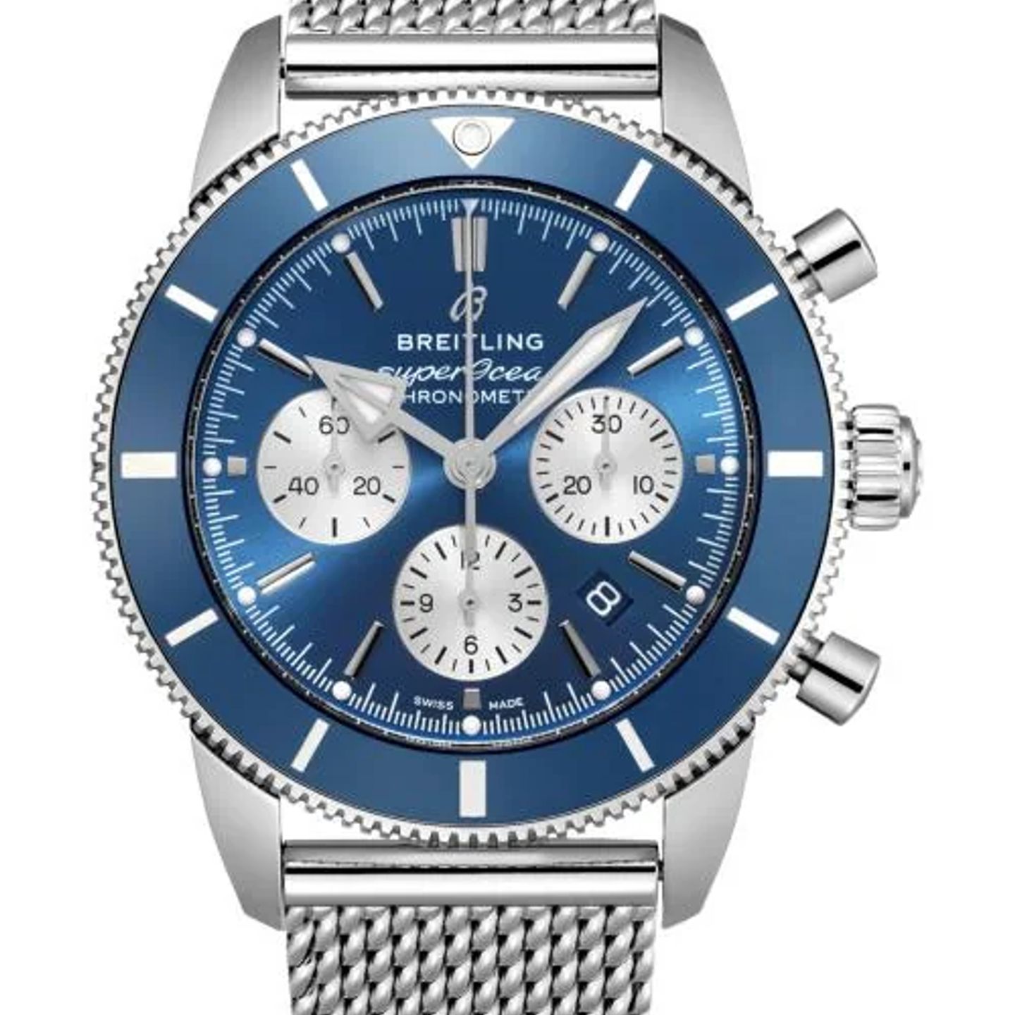 Breitling Superocean Heritage II Chronograph AB0162161C1A1 (2026) - Blauw wijzerplaat 44mm Staal (1/1)