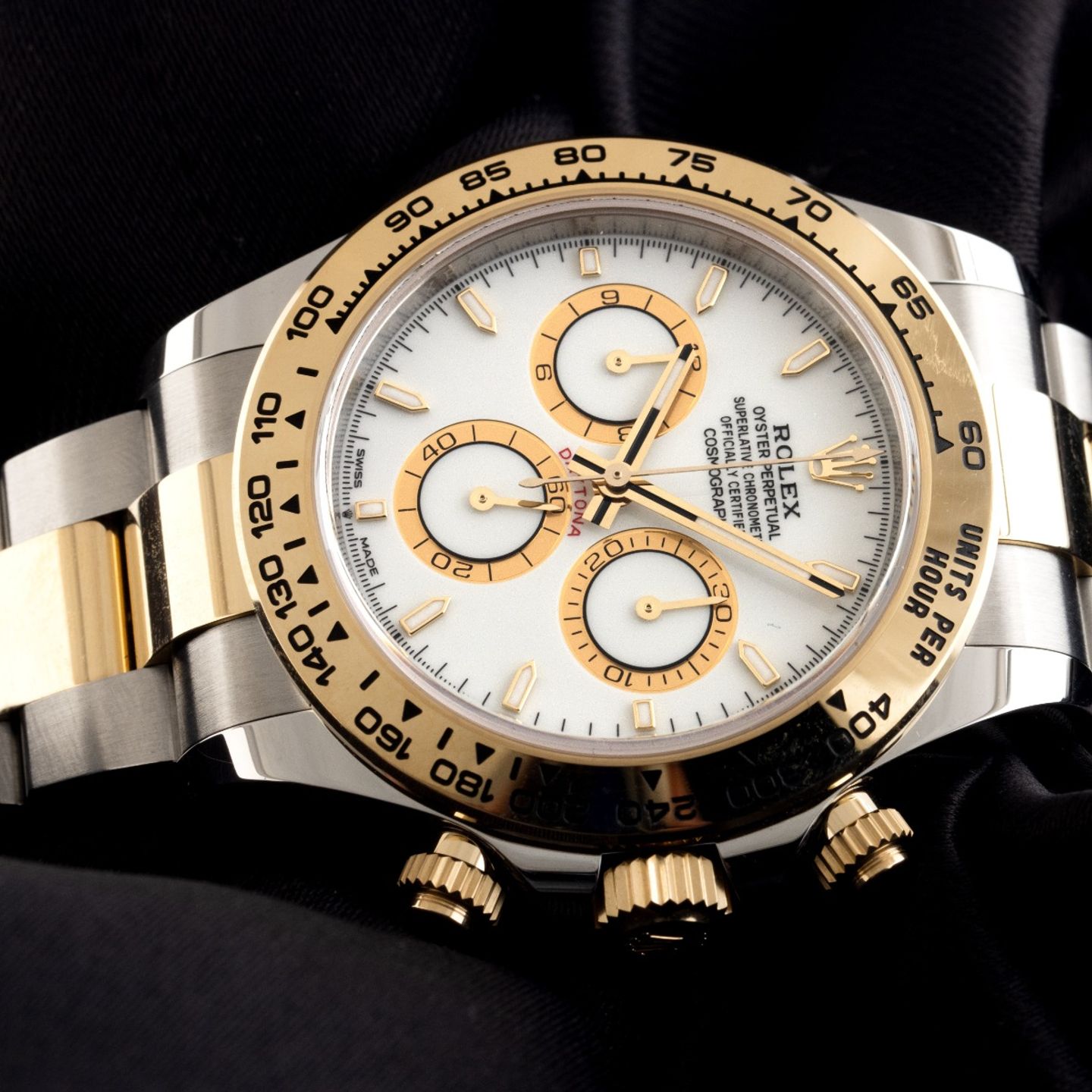 Rolex Daytona 126503 (2026) - Wit wijzerplaat 40mm Goud/Staal (3/7)