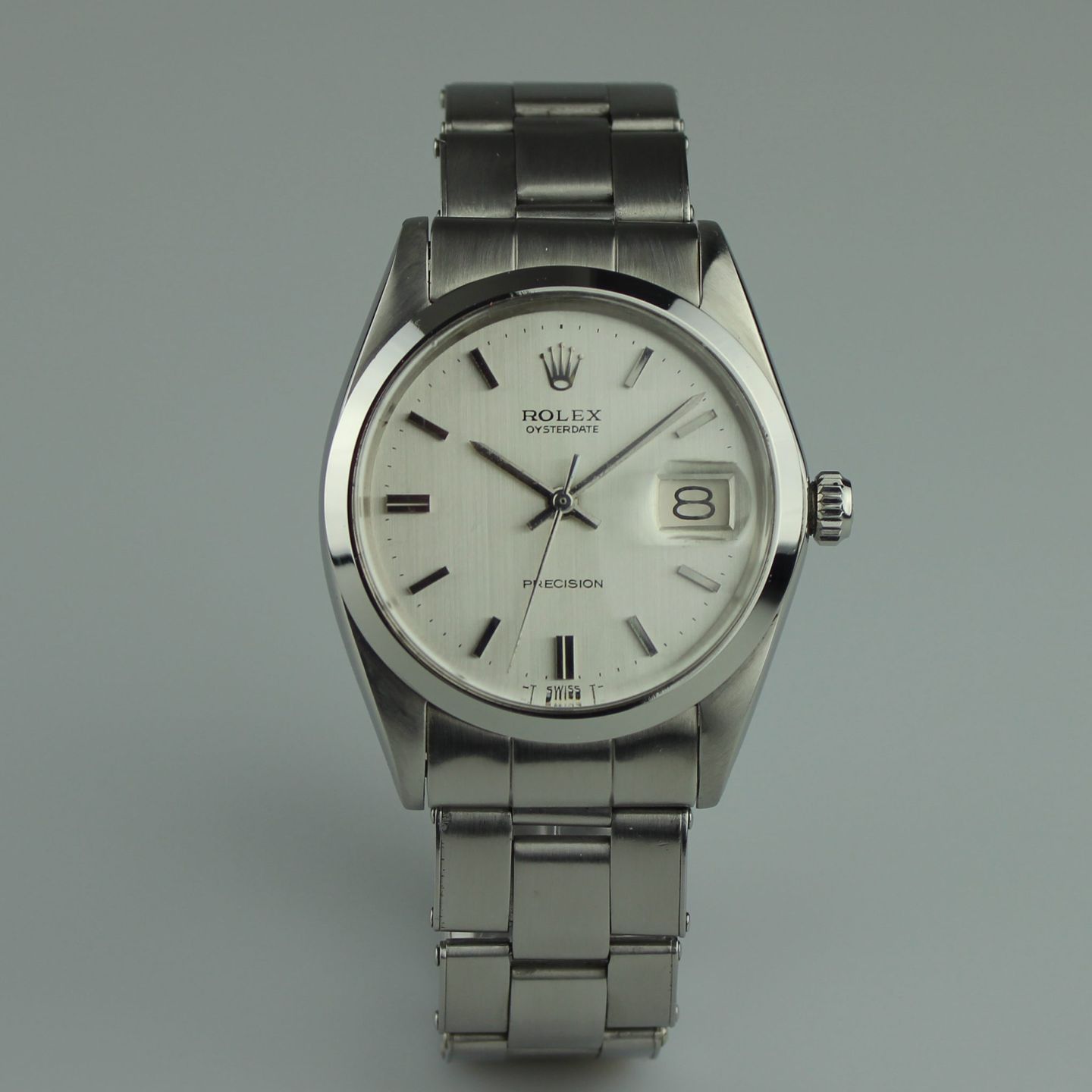 Rolex Oyster Precision 6694 (1972) - Silver dial 34 mm Steel case (2/8)