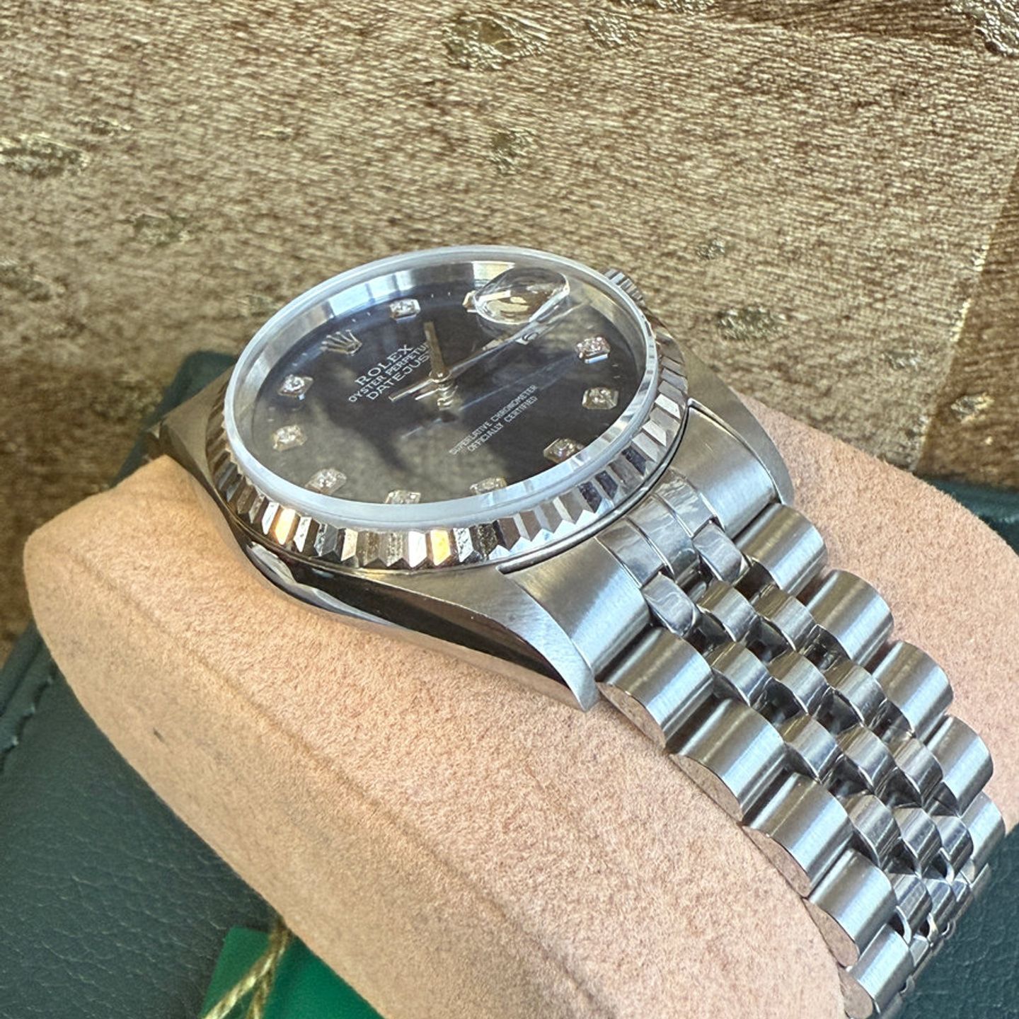 Rolex Datejust 36 16234 (2000) - Blue dial 36 mm Steel case (5/8)