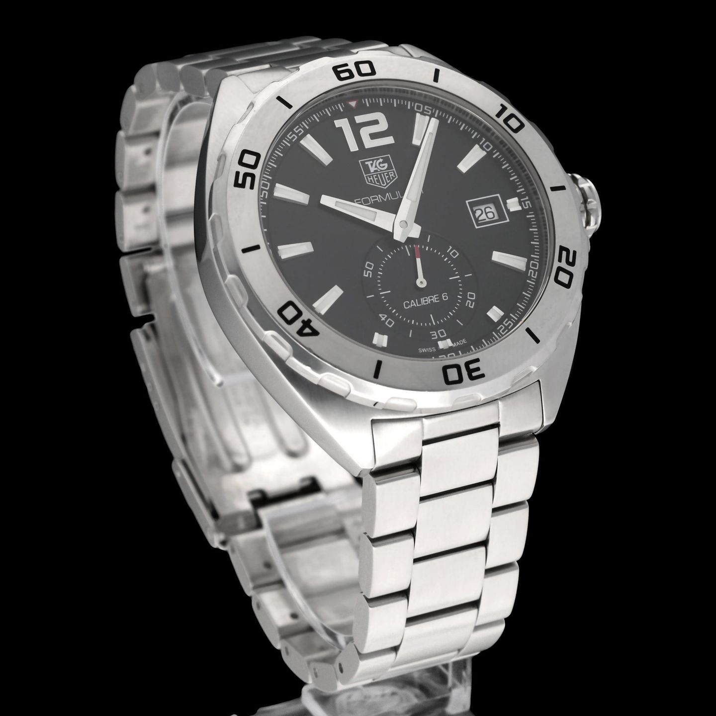 TAG Heuer Formula 1 Calibre 6 WAZ2110 (2015) - 41mm Staal (3/8)