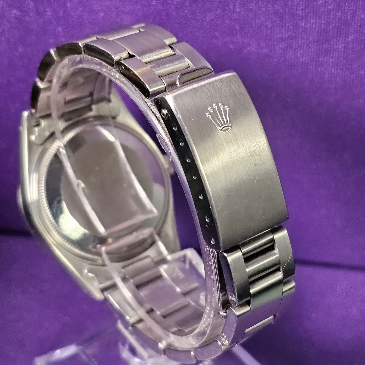 Rolex Air-King 14000 (1991) - Grey dial 34 mm Steel case (8/8)