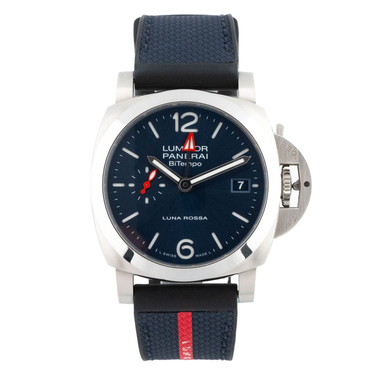 Panerai Luminor PAM01404 (2023) - Blauw wijzerplaat 40mm Staal (1/6)